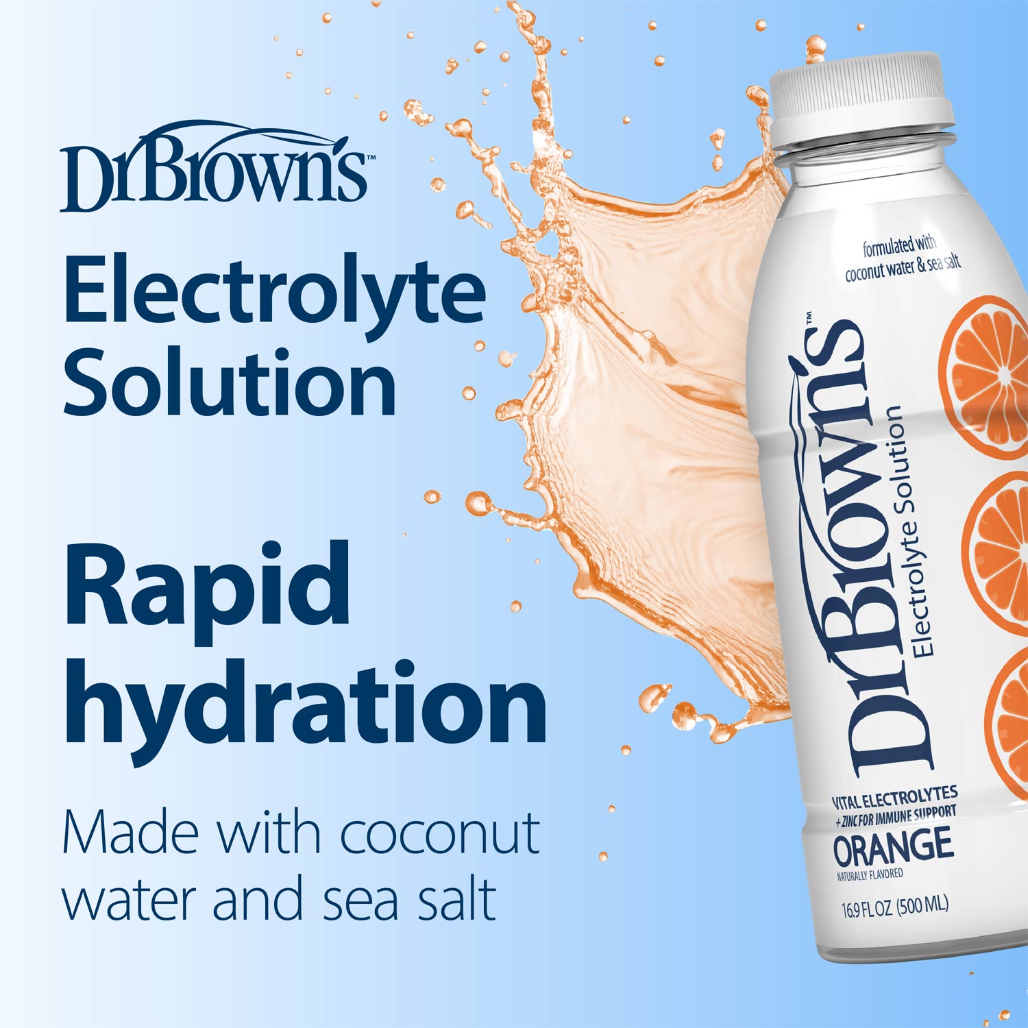 Dr. Brown's™ Electrolyte Solution – Orange - Image 3