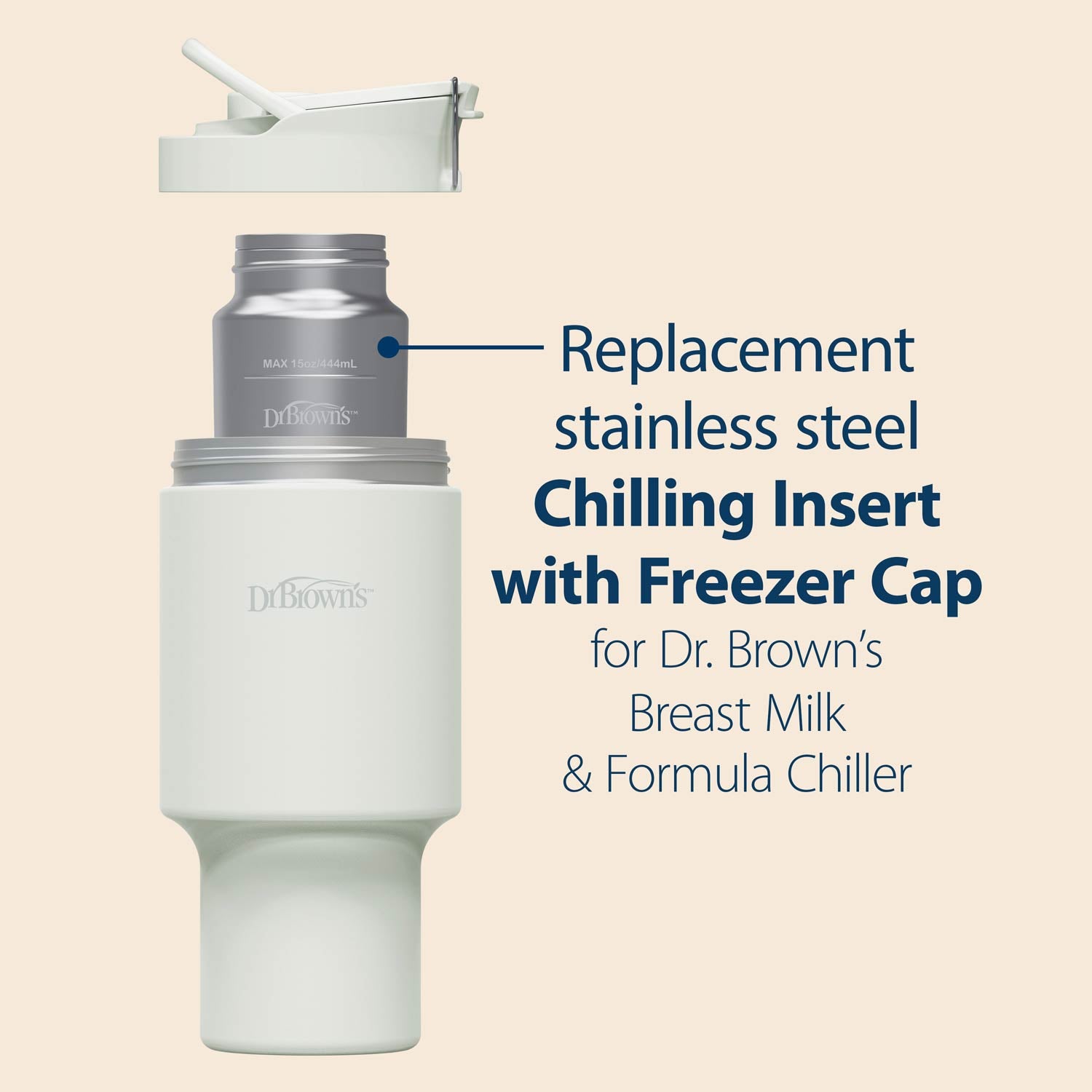 Dr. Brown's™ Chilling Insert for Breast Milk & Formula Chiller - Image 2