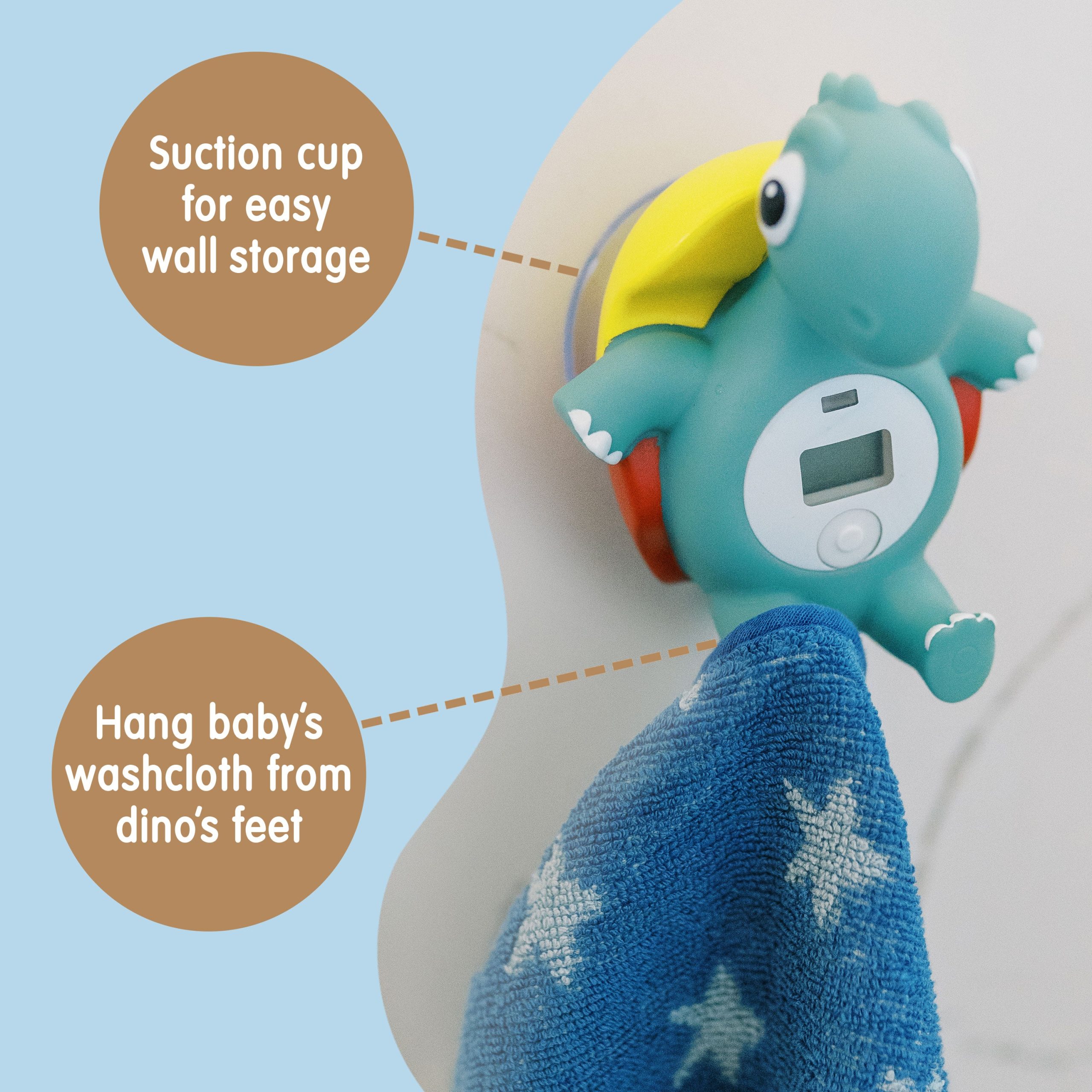 Dr. Brown's™ CleanUp™ Temposaurus™ Floating Bath Thermometer - Image 7