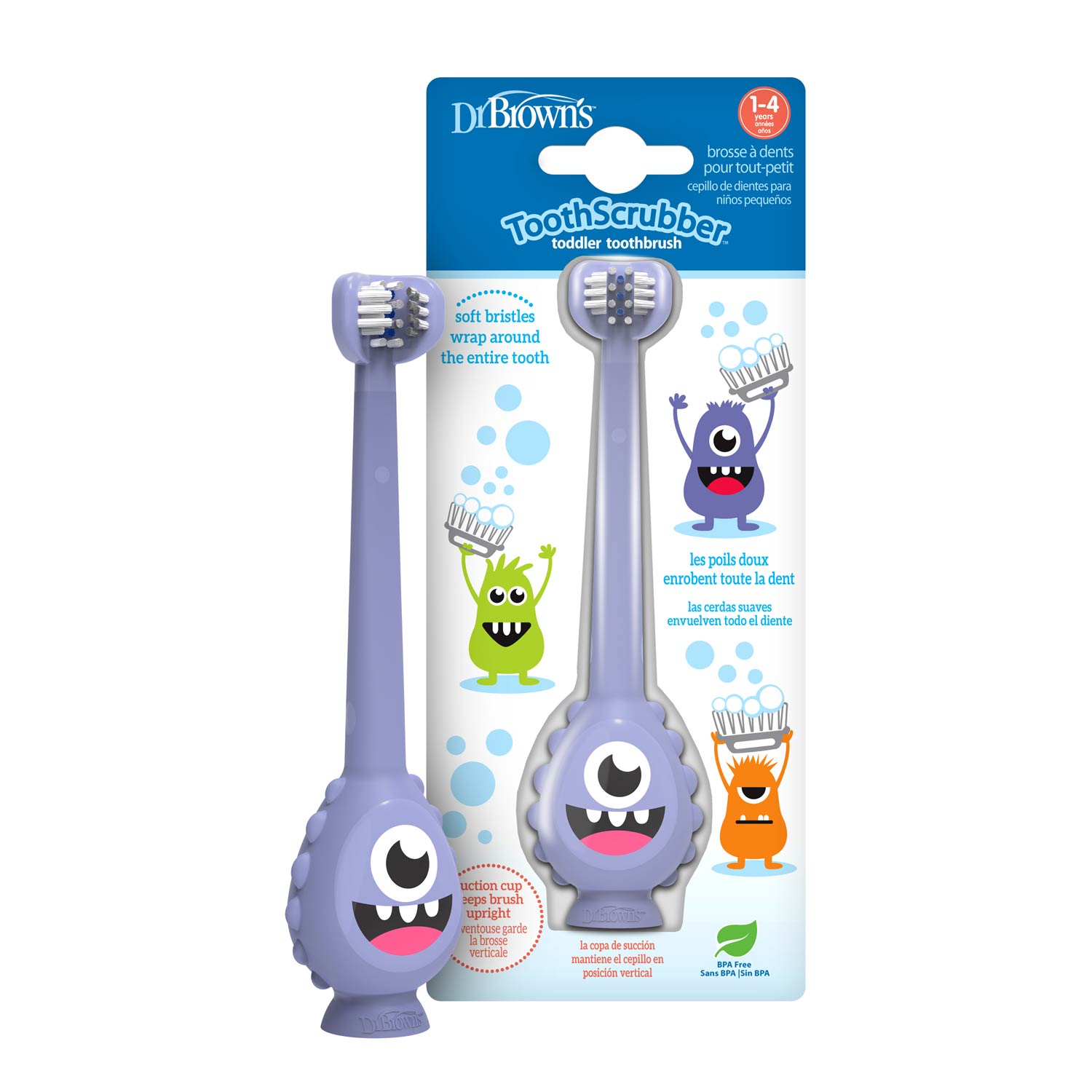 Dr. Brown's™ ToothScrubber™ Toddler Toothbrush - Image 2