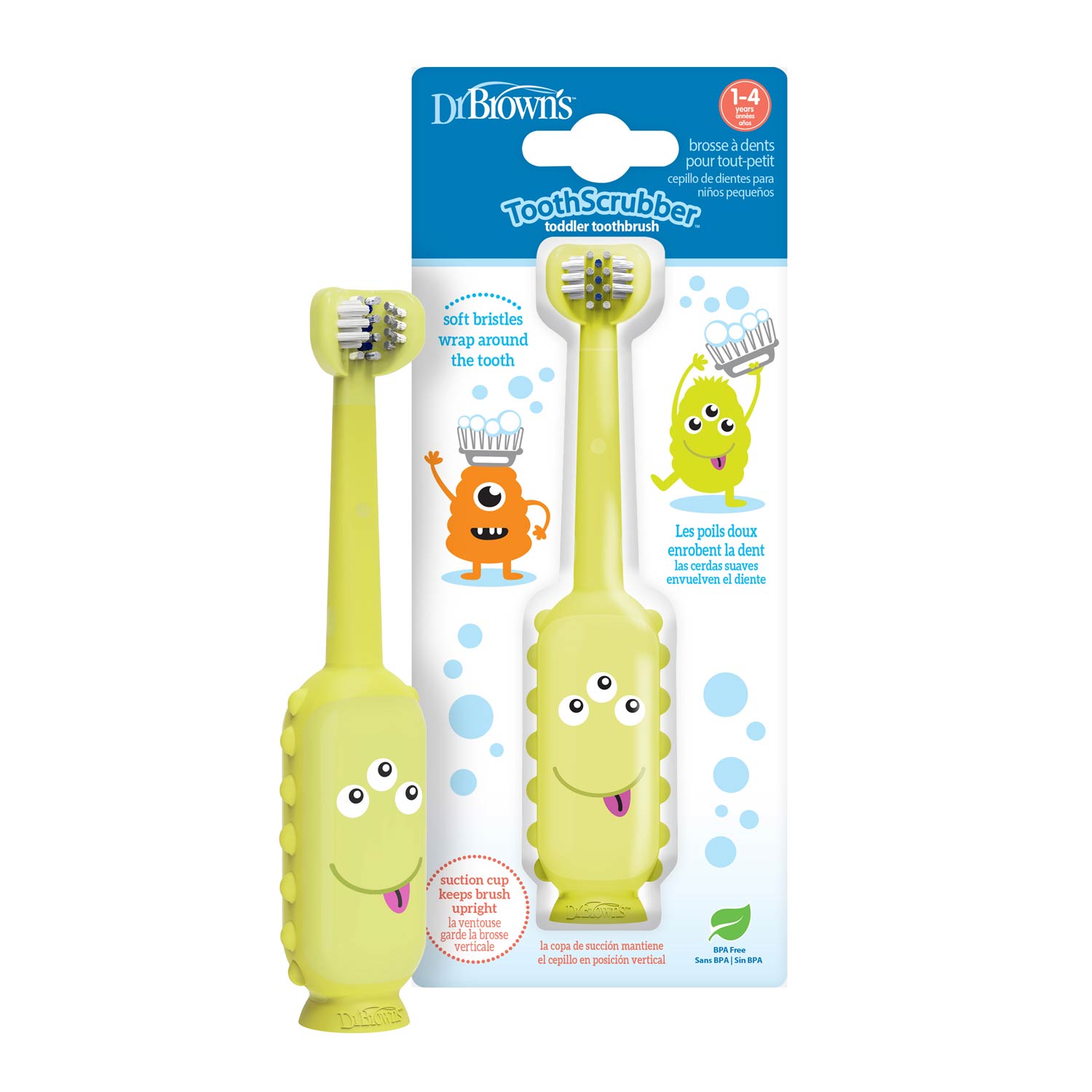 Dr. Brown's™ ToothScrubber™ Toddler Toothbrush - Image 3