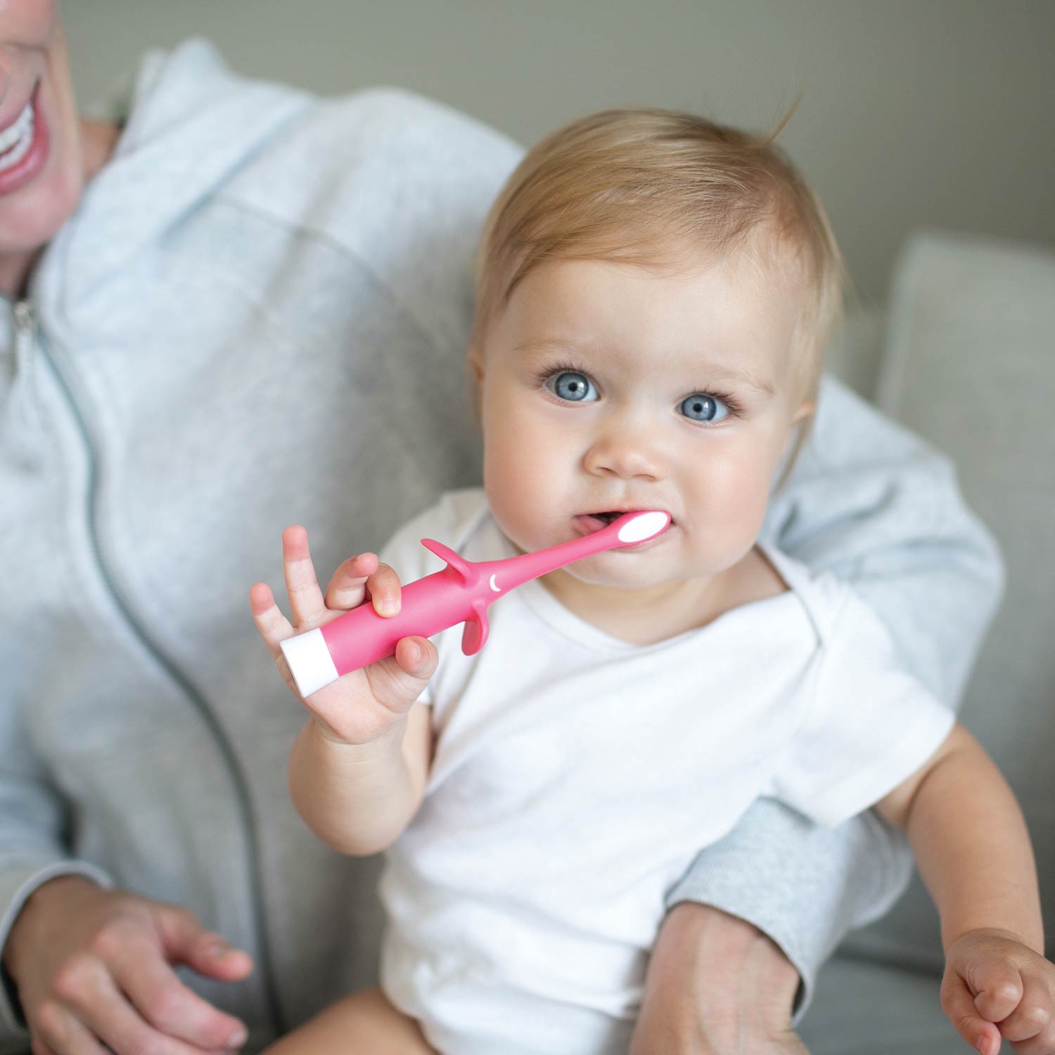 Dr. Brown's Infant-to-Toddler Toothbrush. Elephant. 1-Pack - Image 4