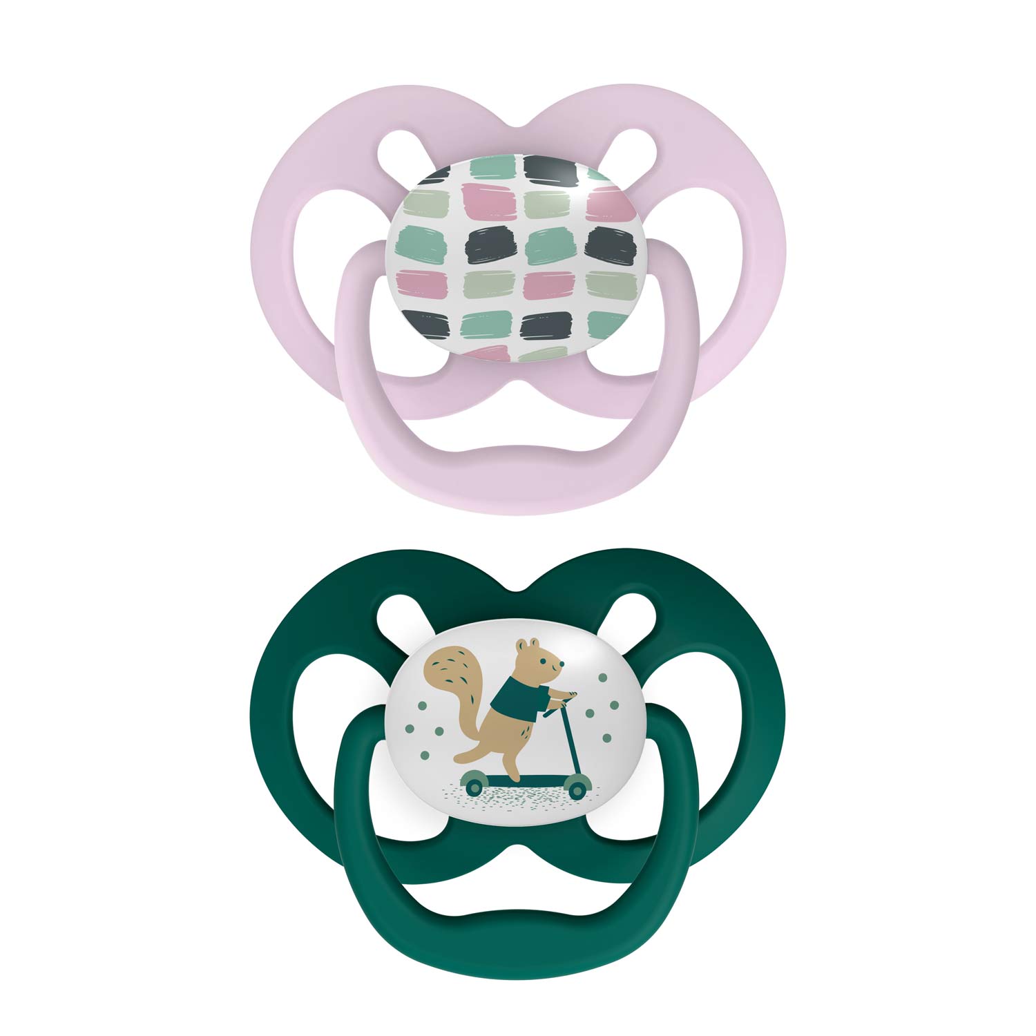 Dr. Brown's™ Advantage™ Pacifiers. Ages 6-18 months. 2 count