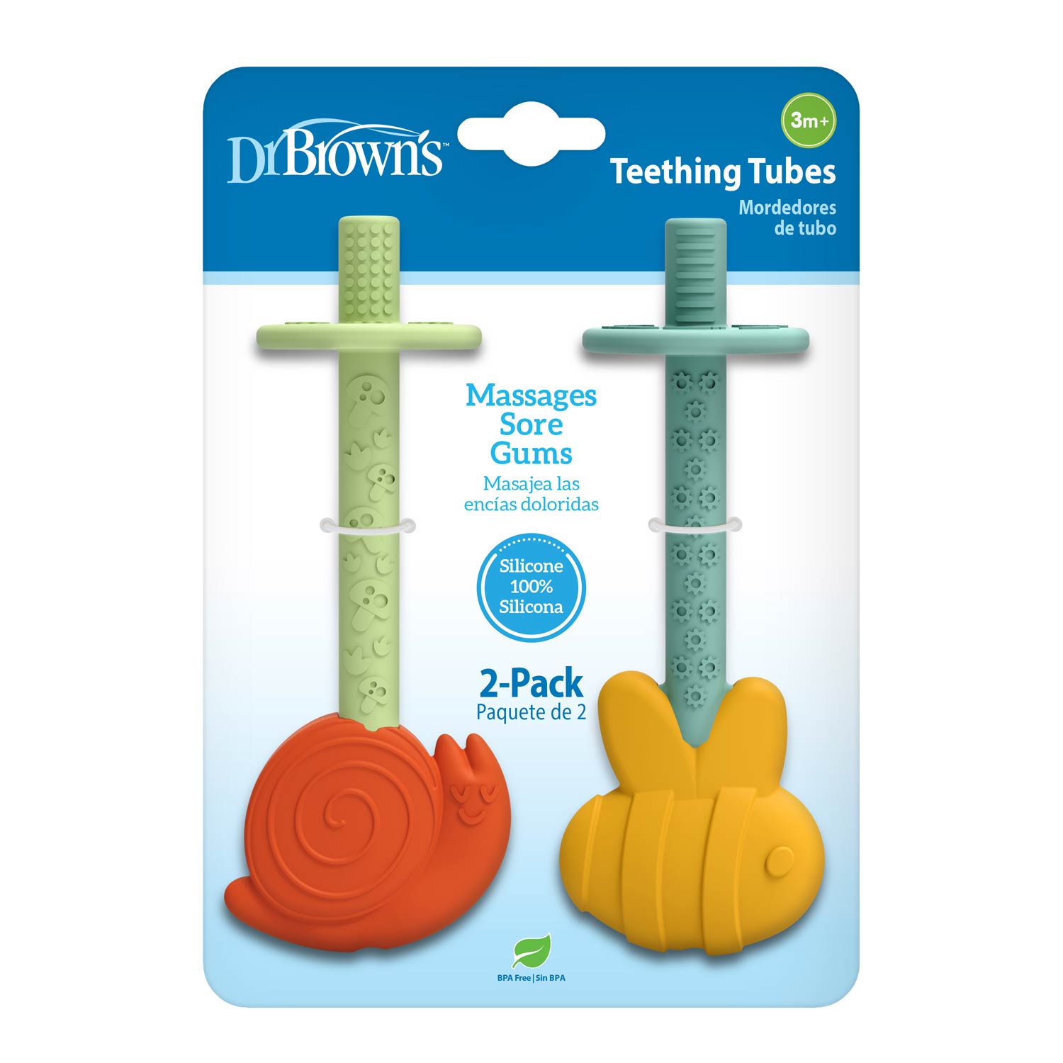 Dr. Brown's™ Teething Tubes – Bee & Snail - Image 2