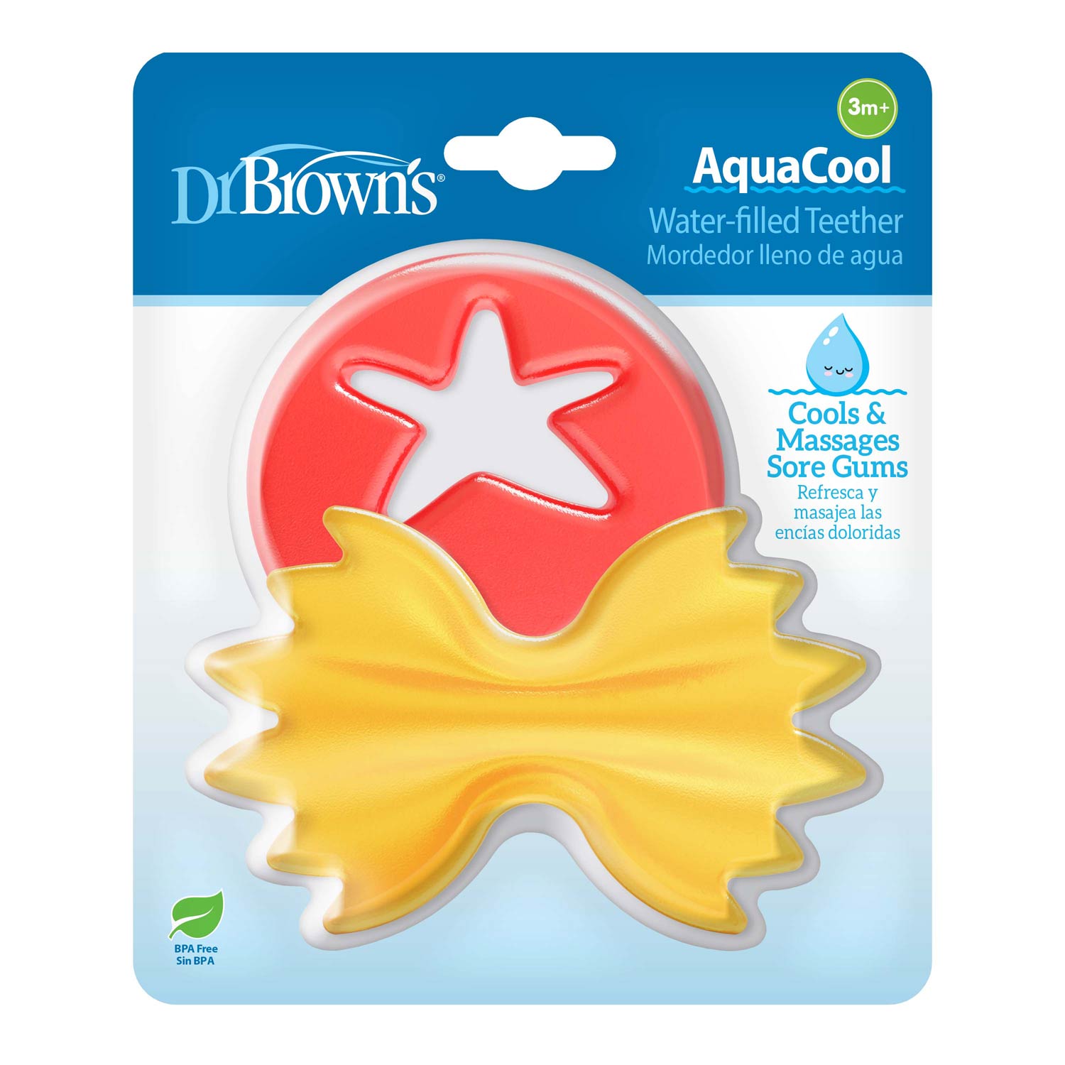 Dr. Brown's® AquaCool Water-Filled Teether – Pasta & Tomato - Image 2