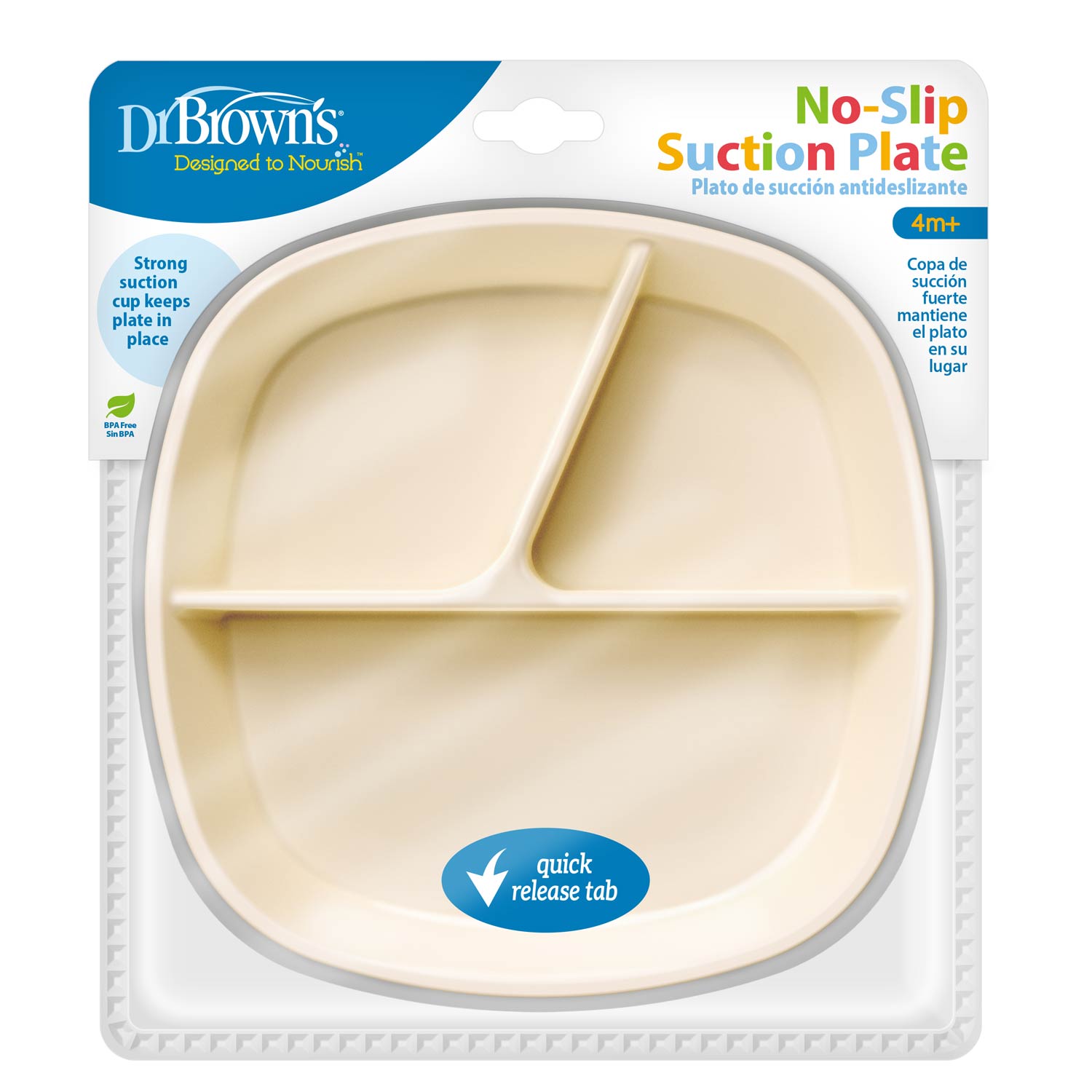 Dr. Brown's™ No-Slip Suction Plate