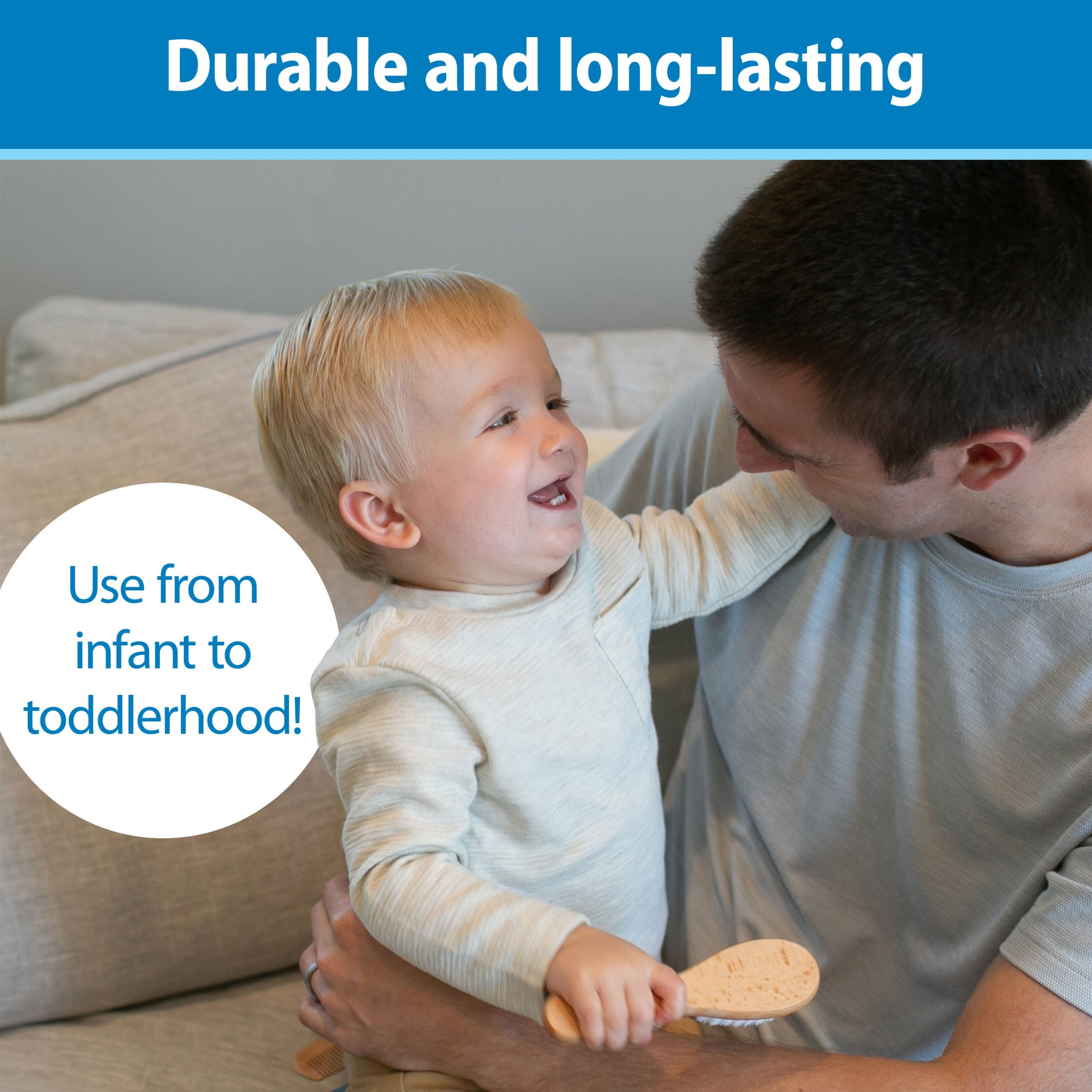 Dr. Brown's Soft and Safe Baby Brush + Comb - Image 8