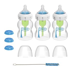 Wide-Neck Specialty Feeding System Bottle/Level 1. 3-Pack. 5oz/150 mL