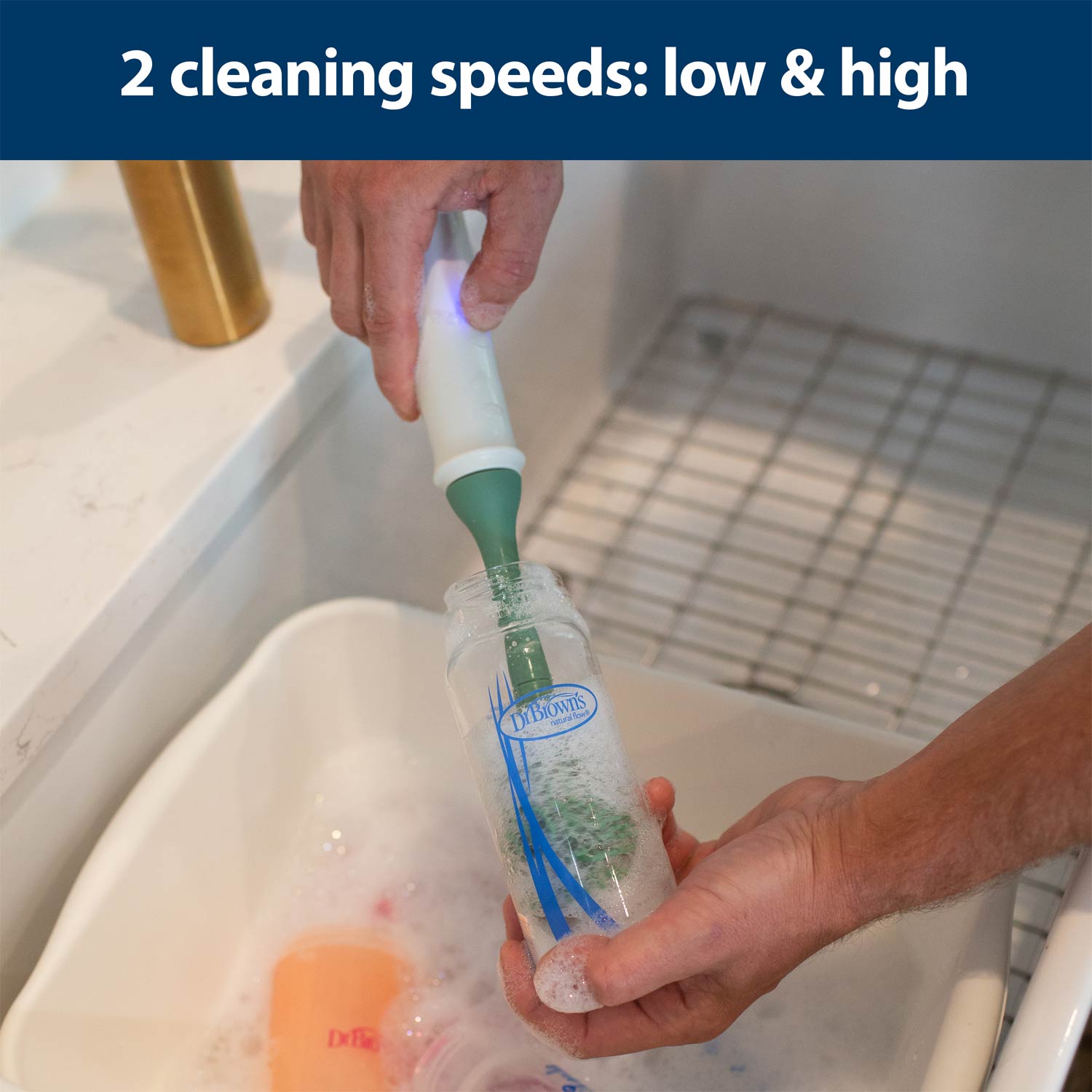 Dr. Brown's™ Electric Silicone Brush Set - Image 6