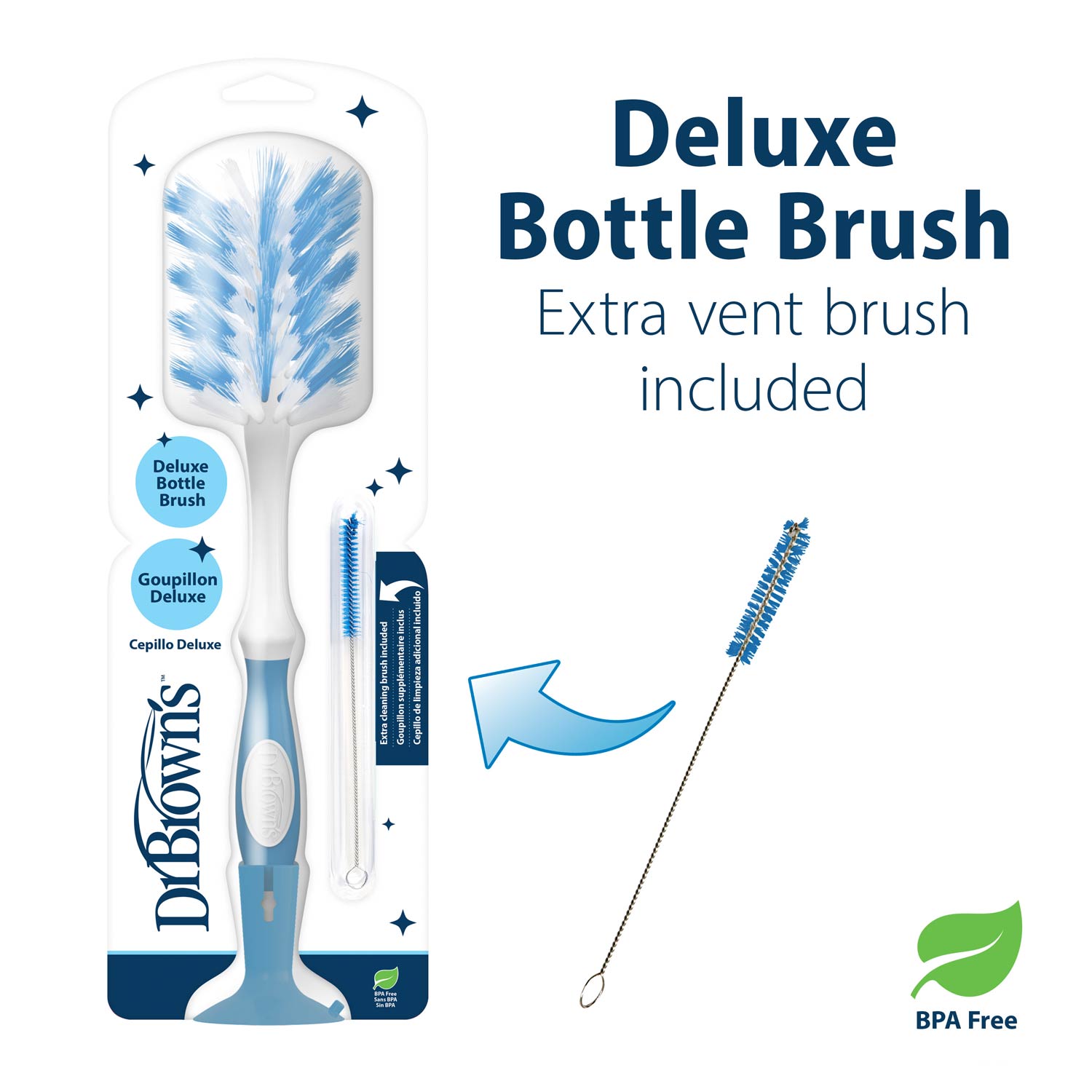 Dr. Brown's Deluxe Baby Bottle Brush - Image 9