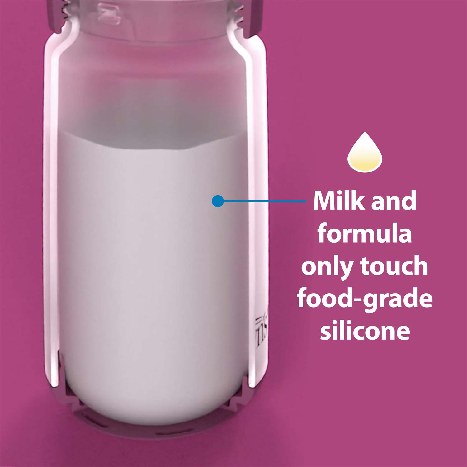 Dr. Brown's® Silicone Baby Bottle - Image 4