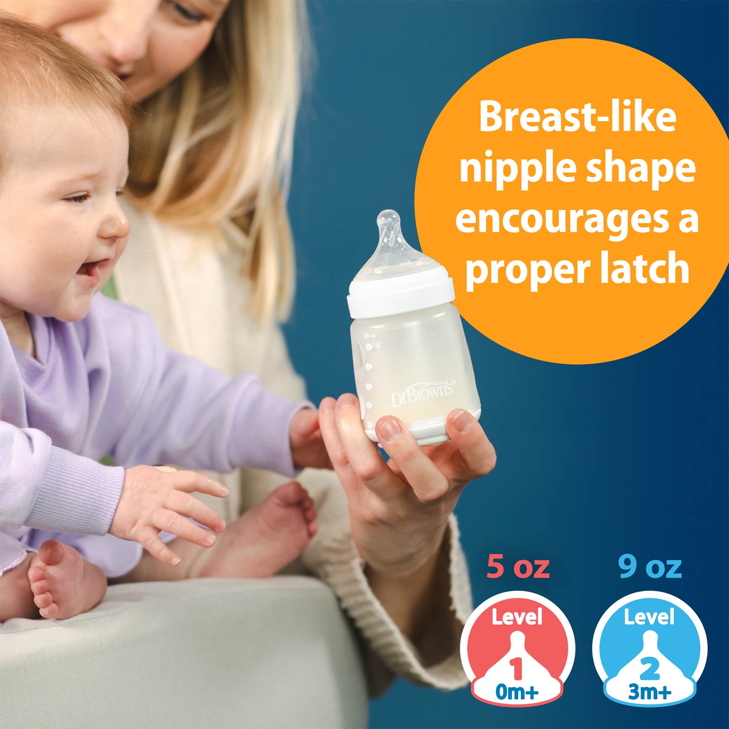 Dr. Brown's® Silicone Baby Bottle - Image 6