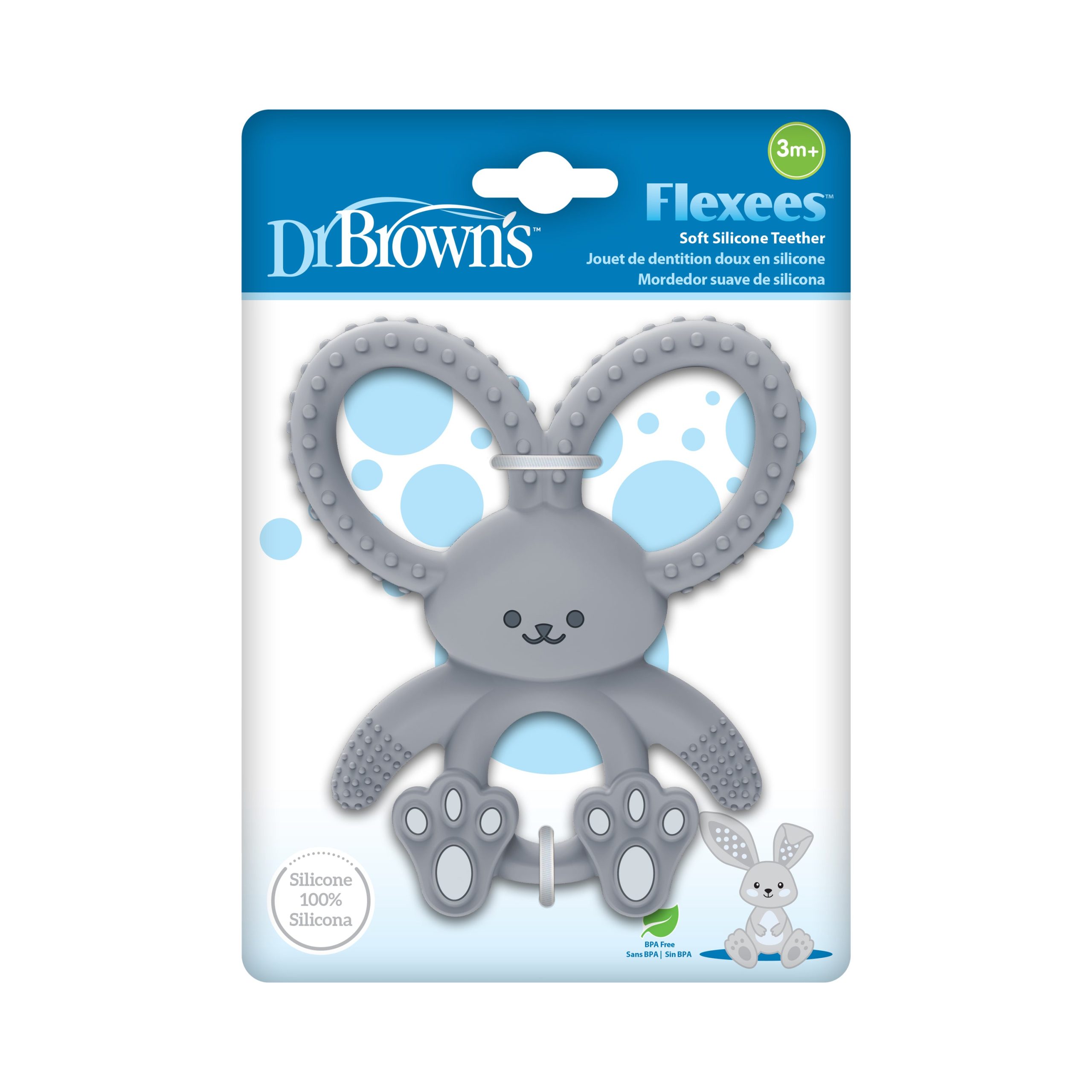 Dr. Brown's® Flexees™ Bunny Silicone Teether - Image 2
