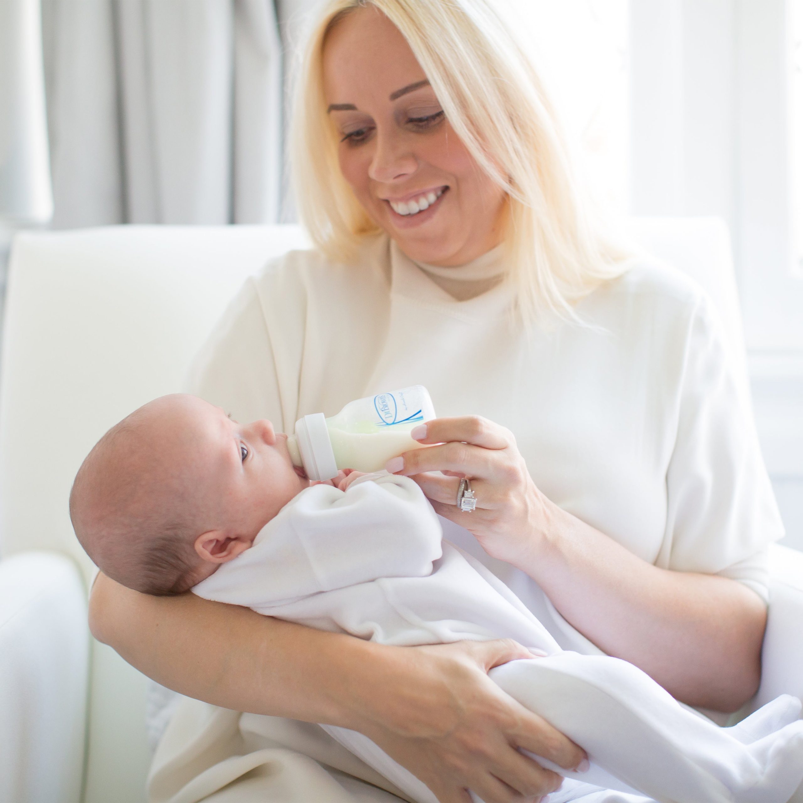 Dr. Brown's Natural Flow Anti-Colic Narrow Baby Bottle. 2oz/60mL with Preemie Flow™ Nipple. 2-Pack - Image 4