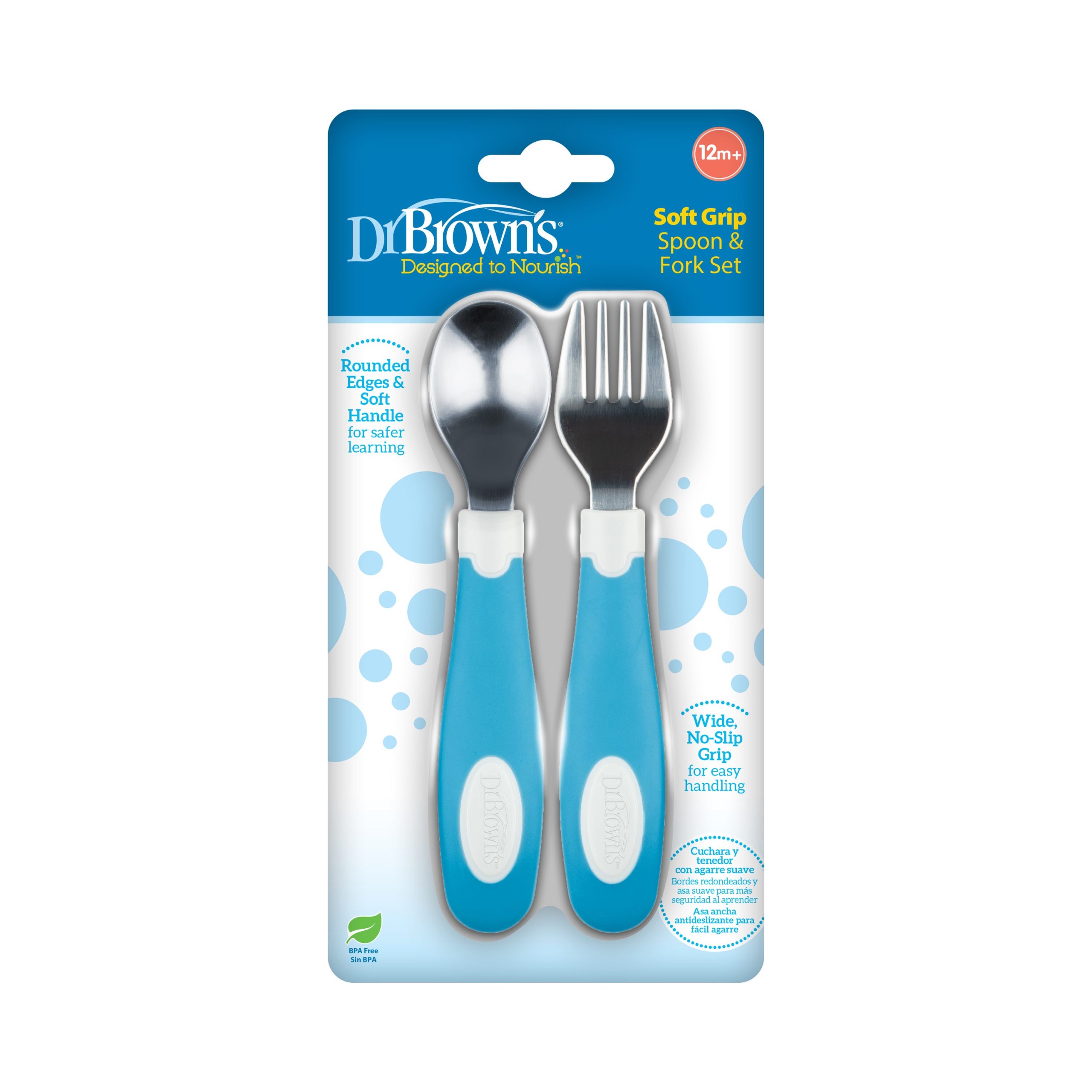 Dr. Brown's™ Designed to Nourish™ Soft-Grip Spoon and Fork - Image 2