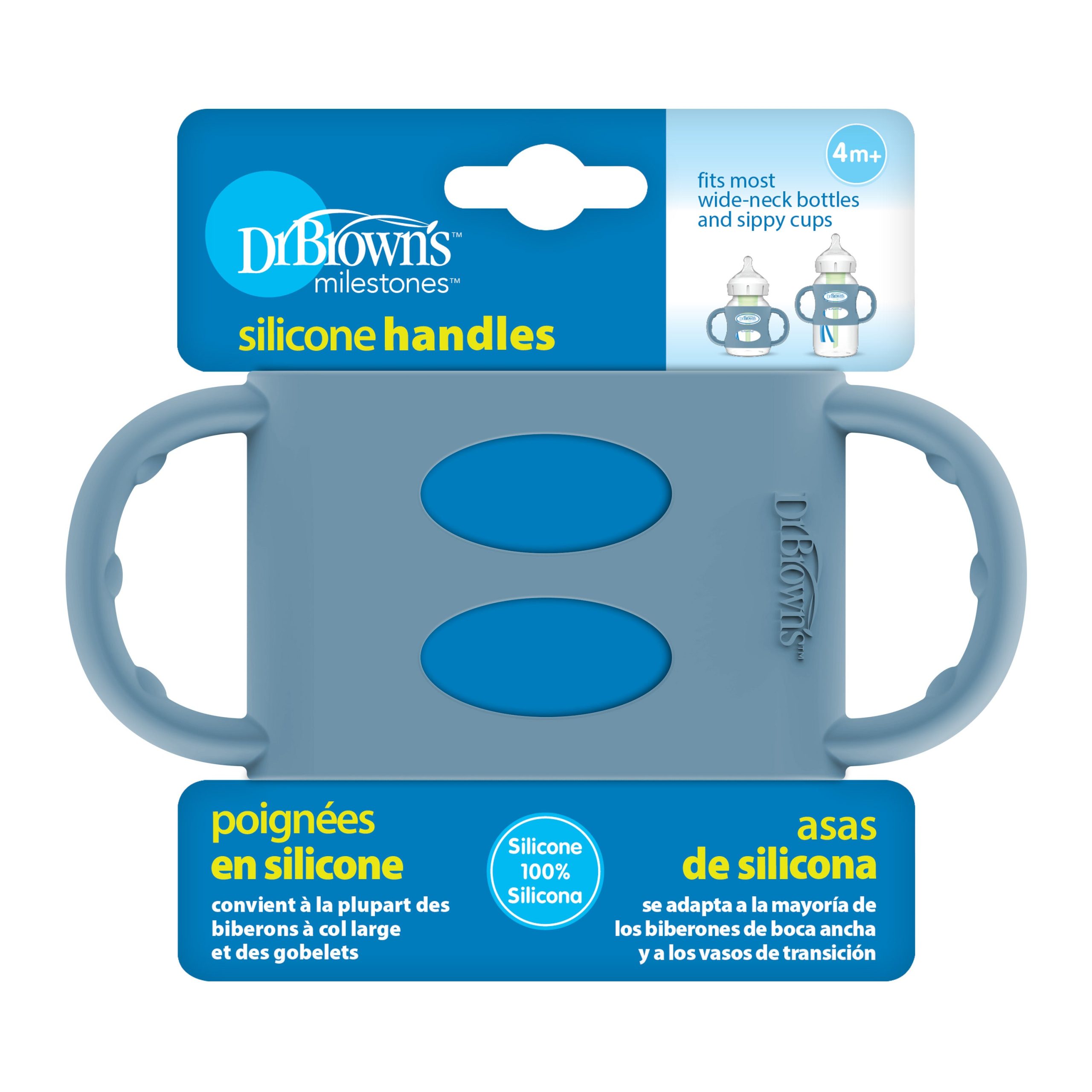 Dr. Brown's® Milestones™ Wide-Neck Silicone Handles - Image 2