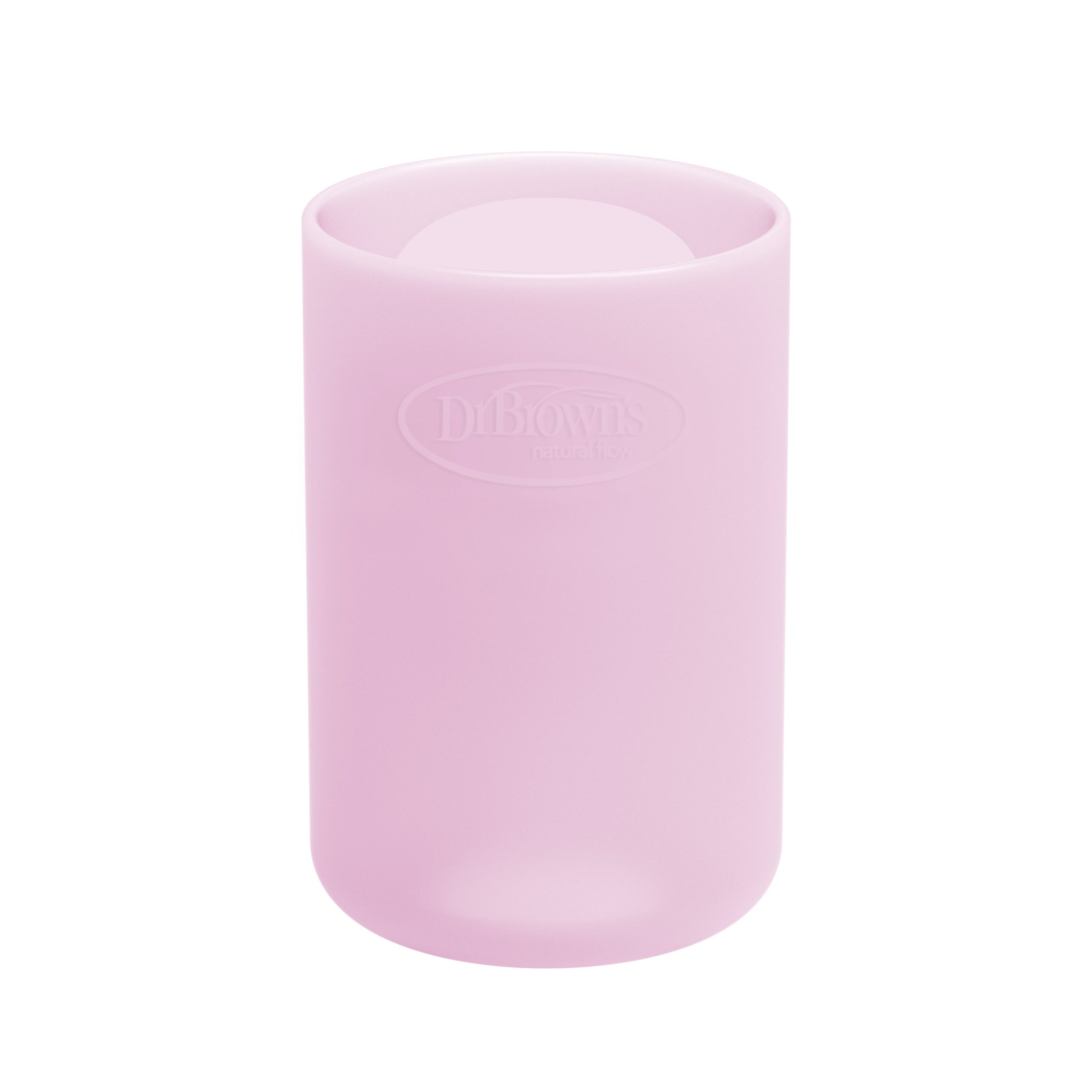Dr. Brown's Natural Flow® Options+™ Narrow Glass Bottle Silicone Sleeve. Pink. 4oz
