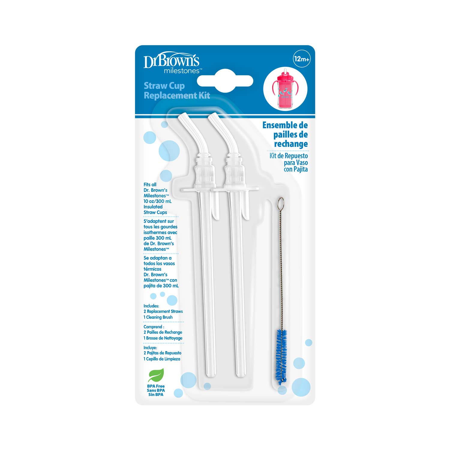Dr. Brown's® Milestones™ Insulated Straw Cup Replacement Kit
