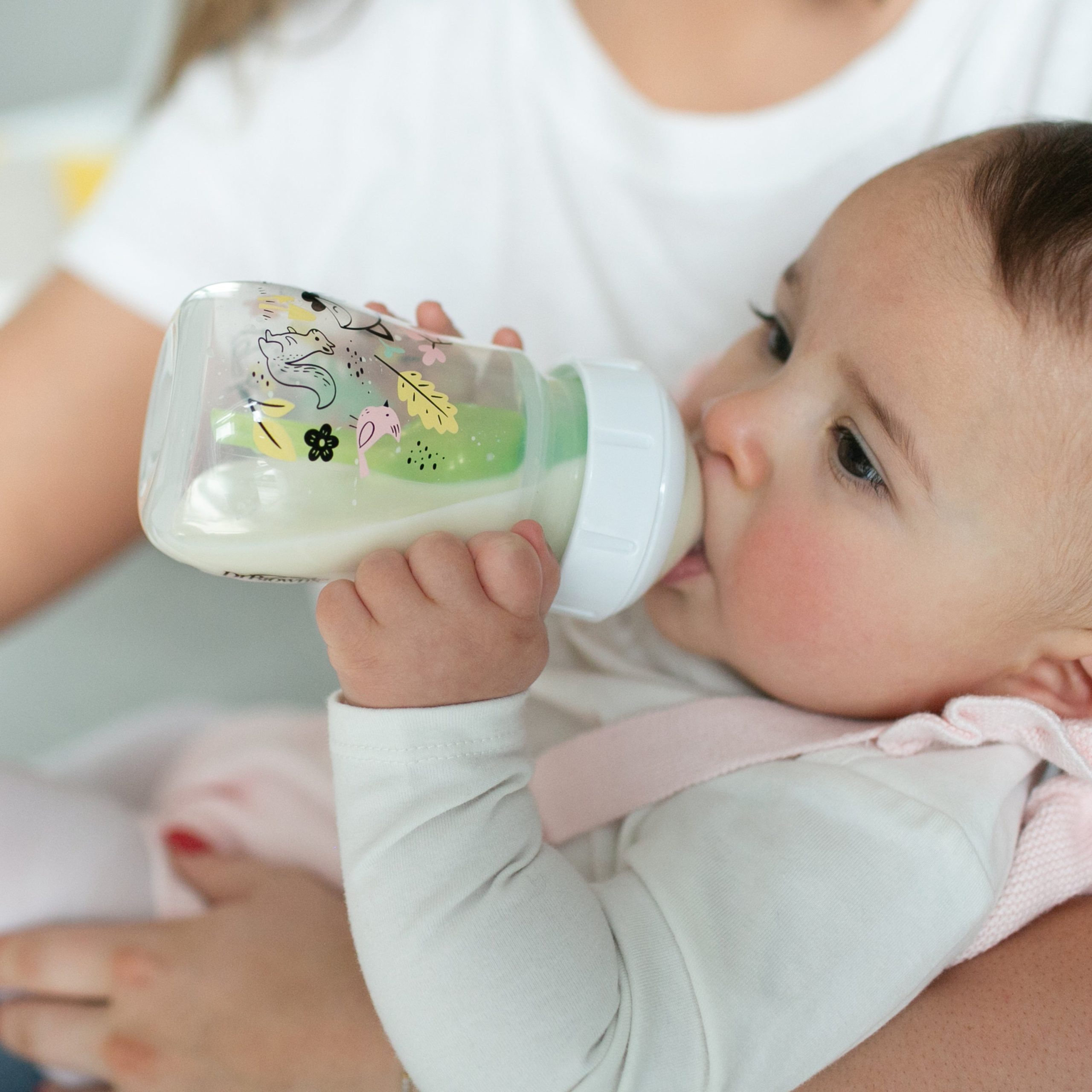 Dr. Brown's Natural Flow Anti-Colic Options+ Wide-Neck Baby Bottle. 5oz/150mL. 2-Pack - Image 4