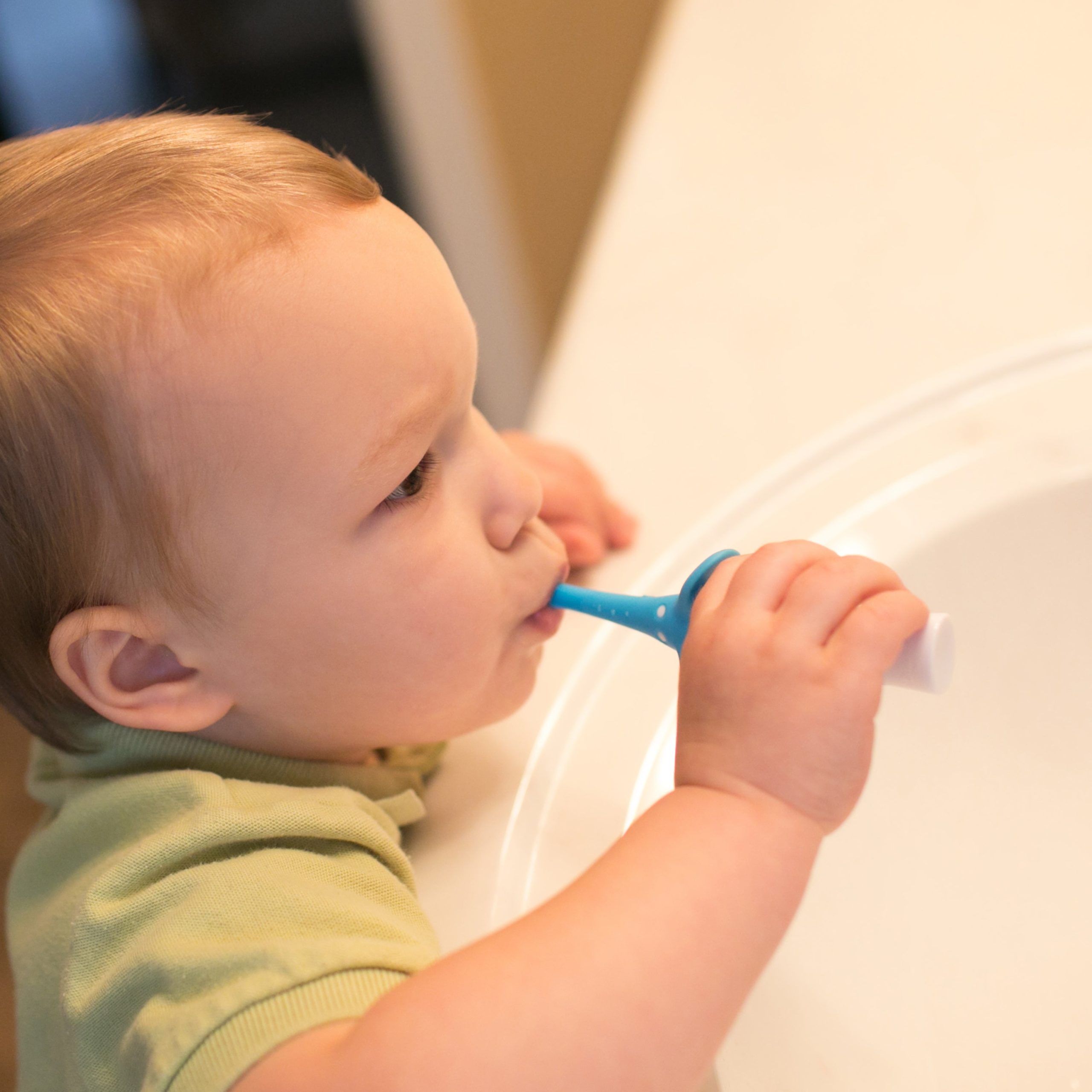Dr. Brown's Infant-to-Toddler Toothbrush. Elephant. 1-Pack - Image 4