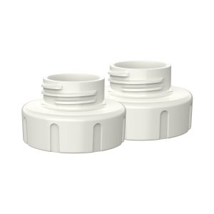 Dr. Brown's Narrow to Wide-Neck Adapter for Customflow Double Electric Breast Pump. 2 pk