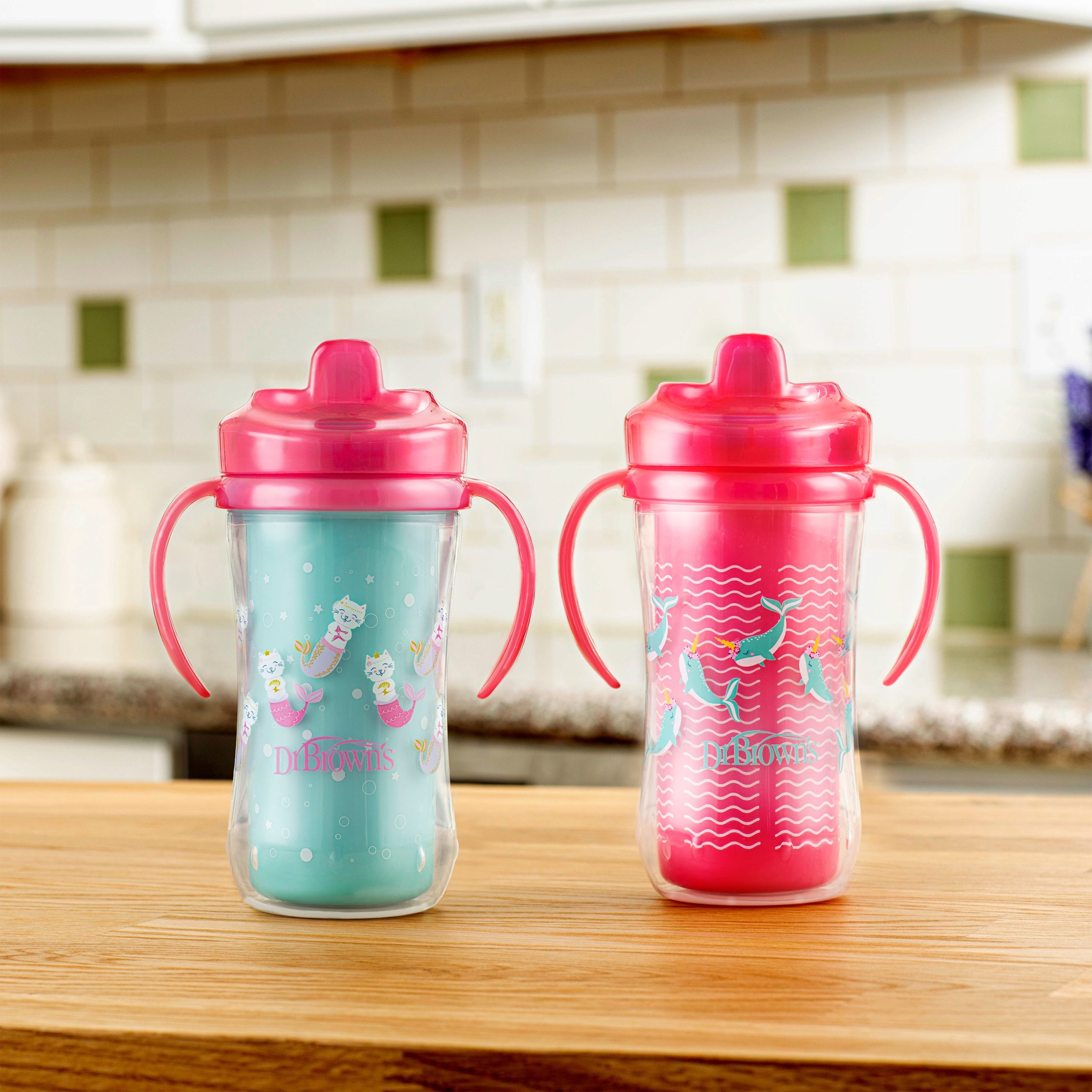 Dr. Brown's Milestones™ Insulated Hard Spout Sippy Cup. 2-Pack - Image 2