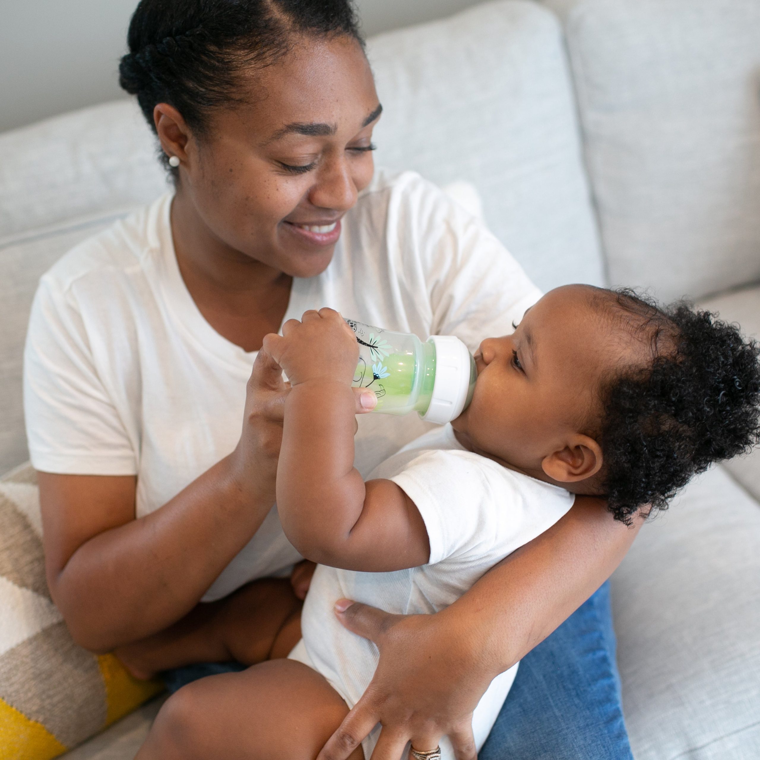 Dr. Brown's Natural Flow Anti-Colic Options+ Wide-Neck Baby Bottle. 5oz/150mL. 2-Pack - Image 5