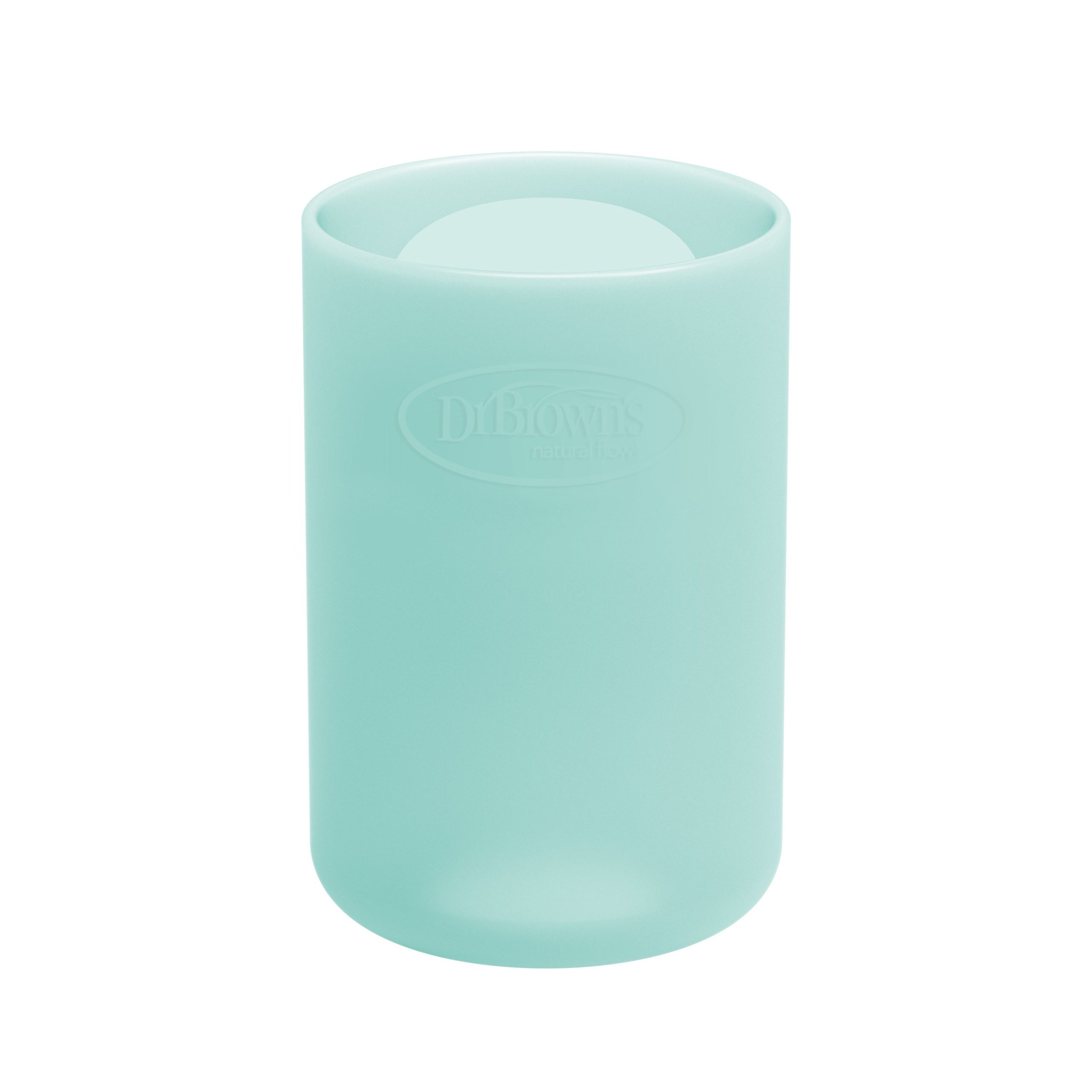 Dr. Brown's Natural Flow® Options+™ Narrow Glass Bottle Silicone Sleeve. Mint. 4oz