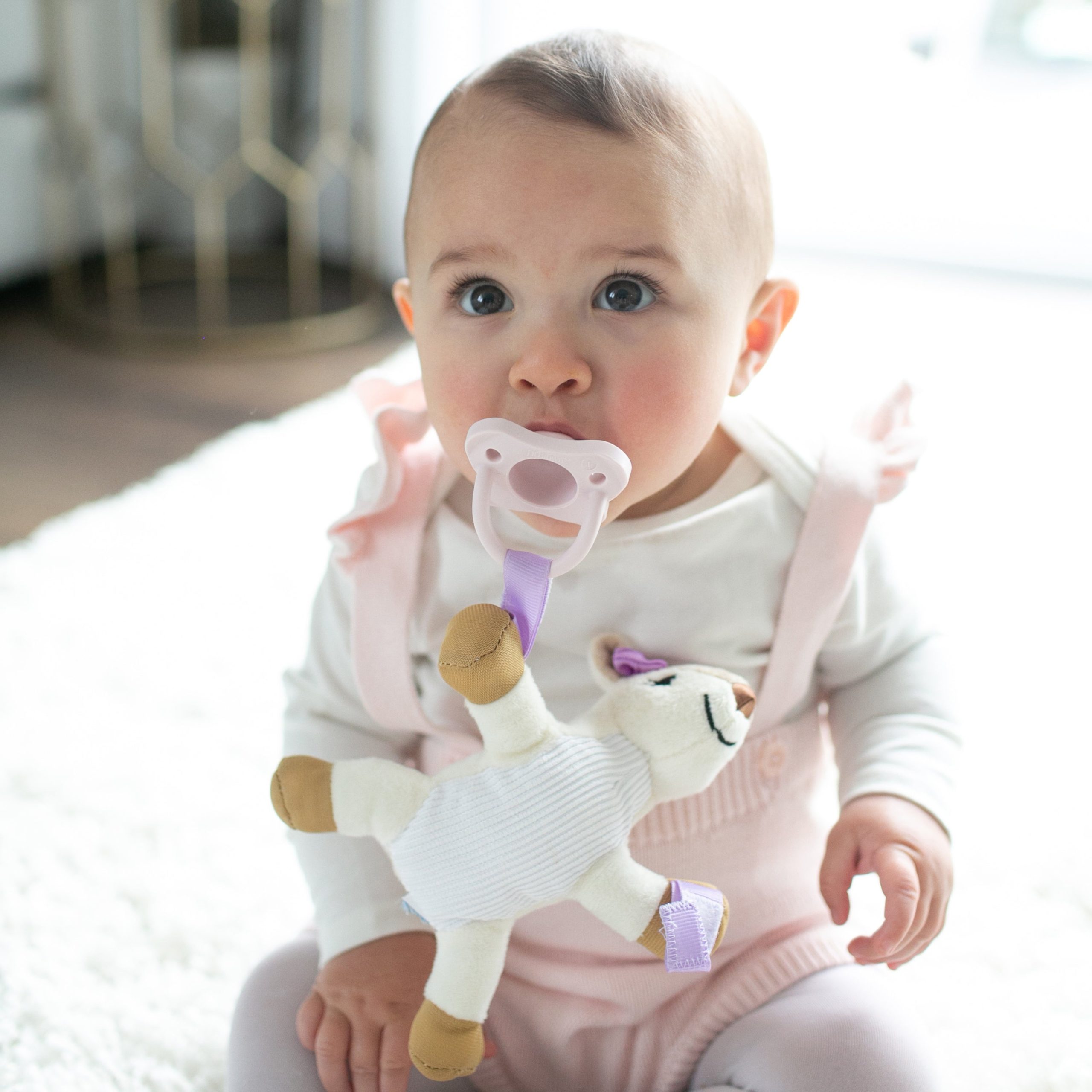 Dr. Brown's® Lovey Pacifier and Teether Holder. Deer - Image 5