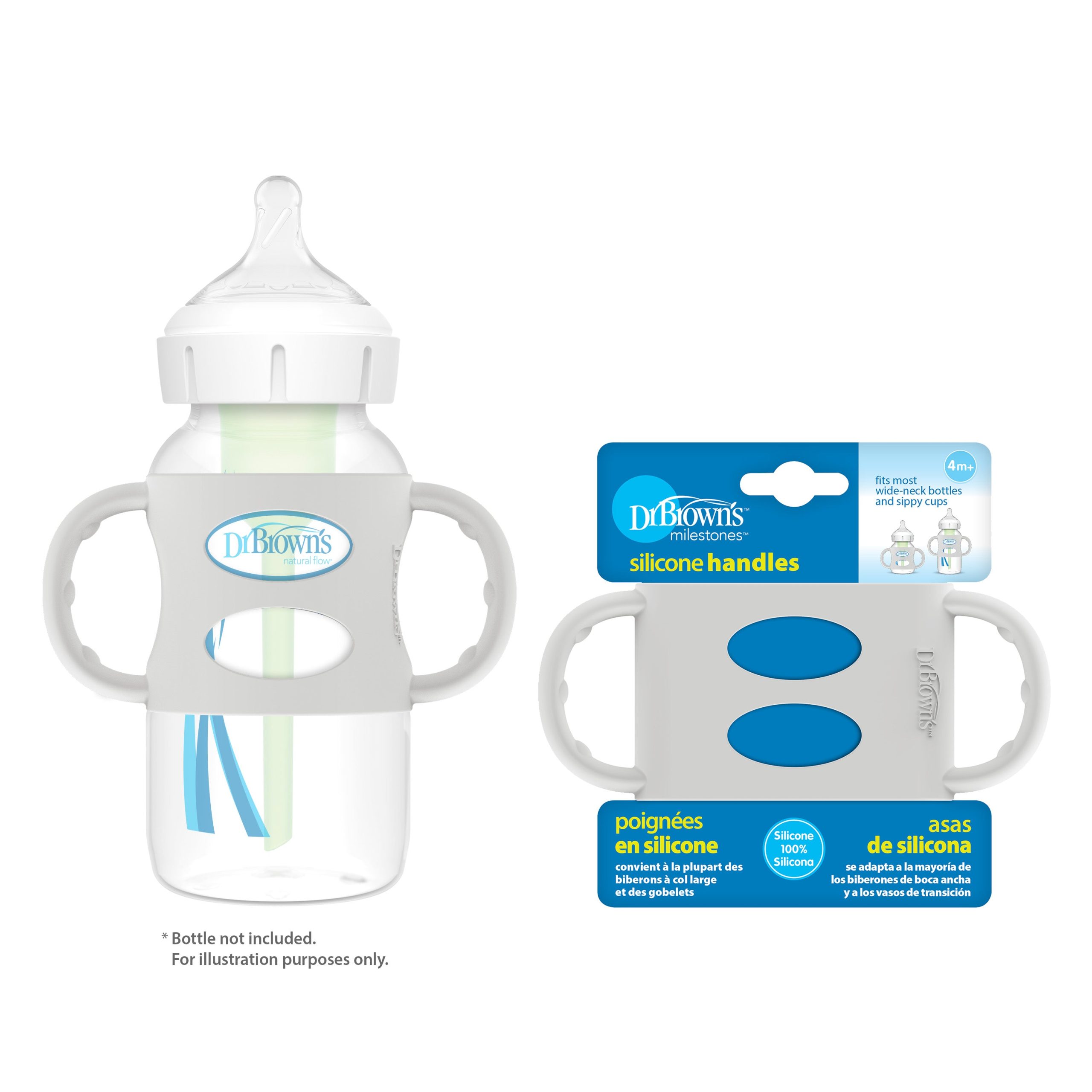 Dr. Brown's® Milestones™ Wide-Neck Silicone Handles - Image 3