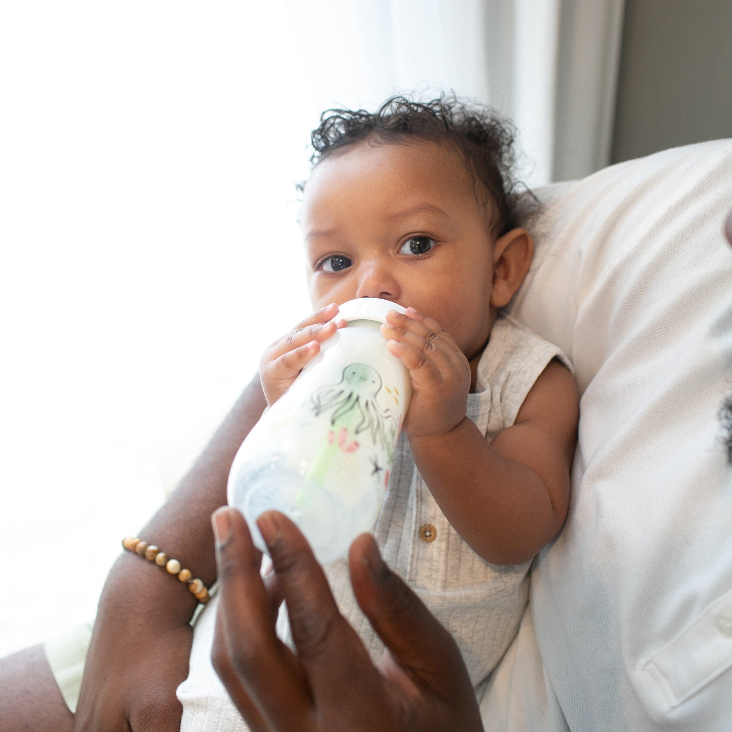 Dr. Brown's Natural Flow Anti-Colic Options+ Wide-Neck Baby Bottle. 9oz/270mL. 2-Pack - Image 5