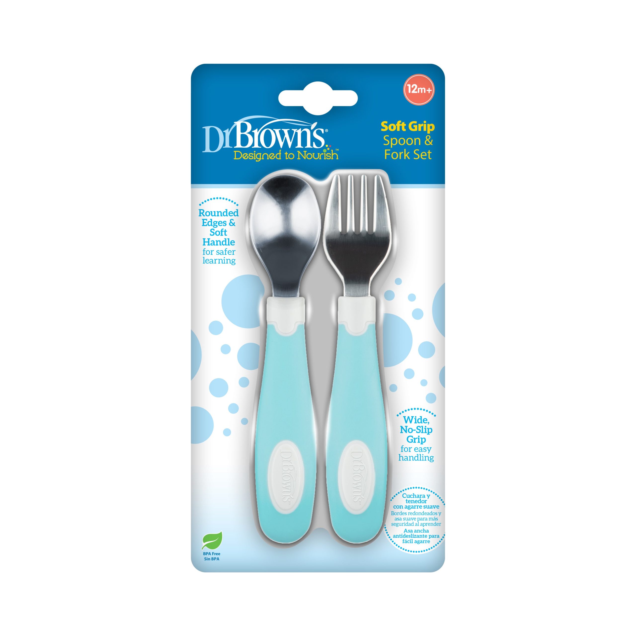 Dr. Brown's™ Designed to Nourish™ Soft-Grip Spoon and Fork - Image 2