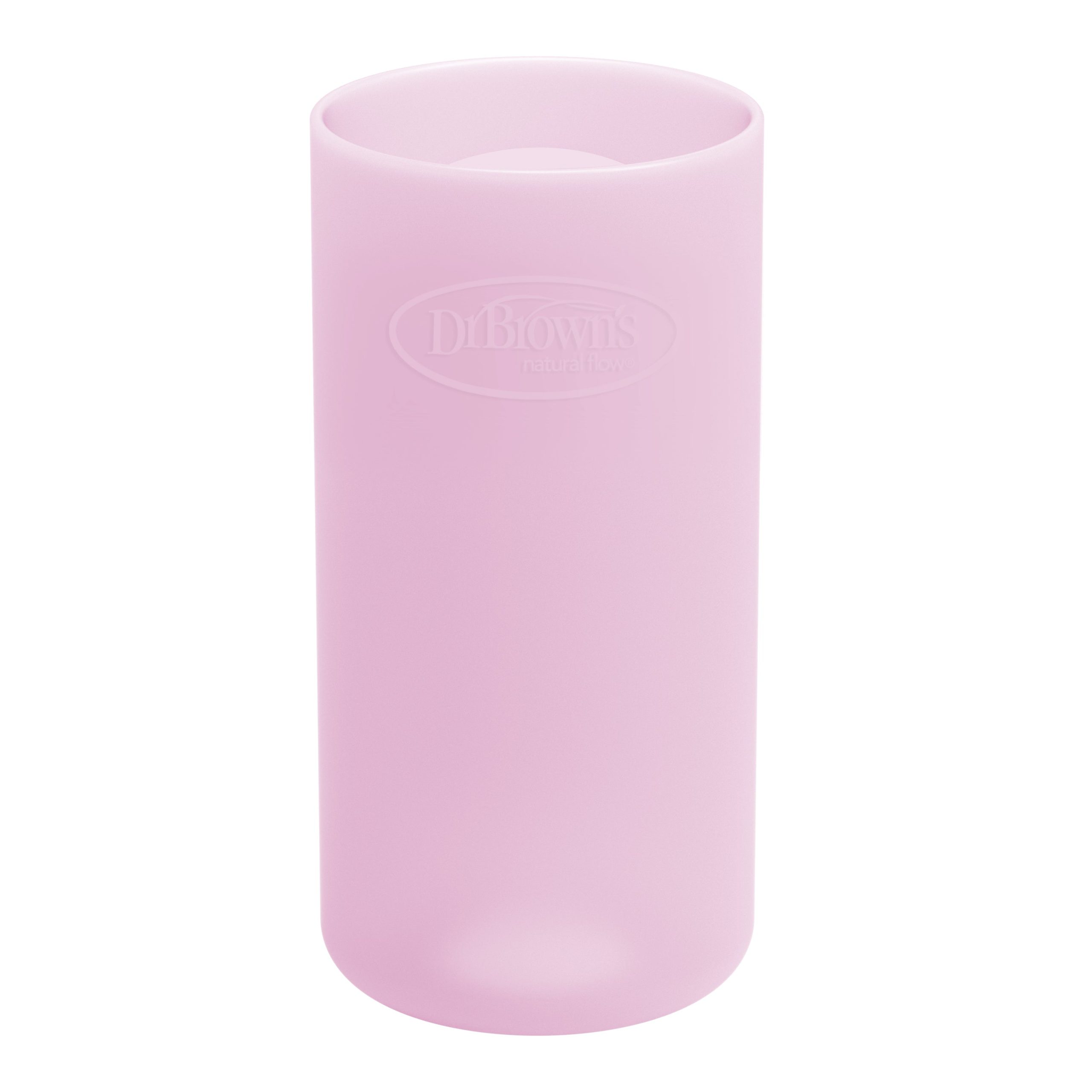 Dr. Brown's Natural Flow® Options+™ Narrow Glass Bottle Silicone Sleeve. Pink. 8oz