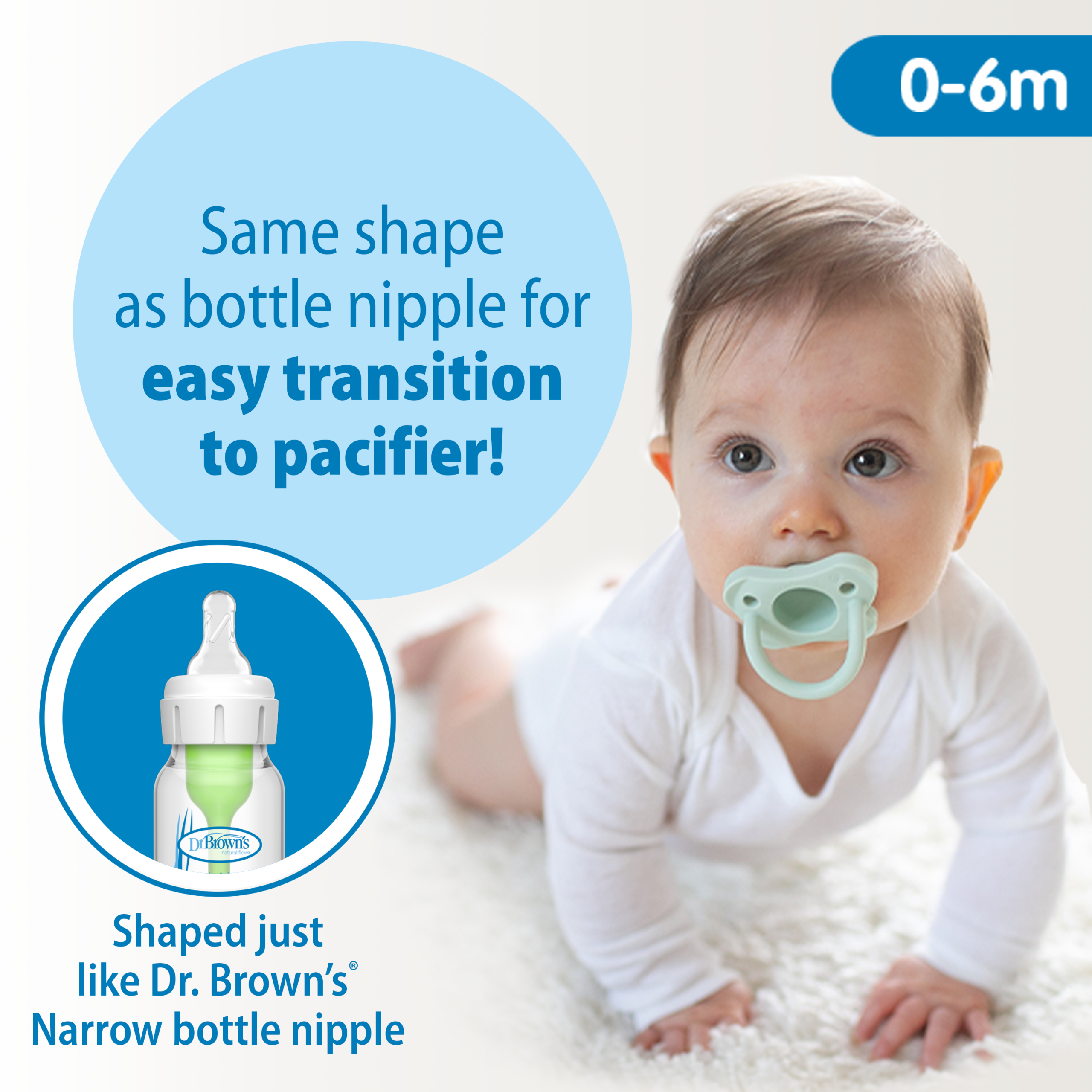 Dr. Brown's® Lovey Pacifier and Teether Holder. Giraffe - Image 4