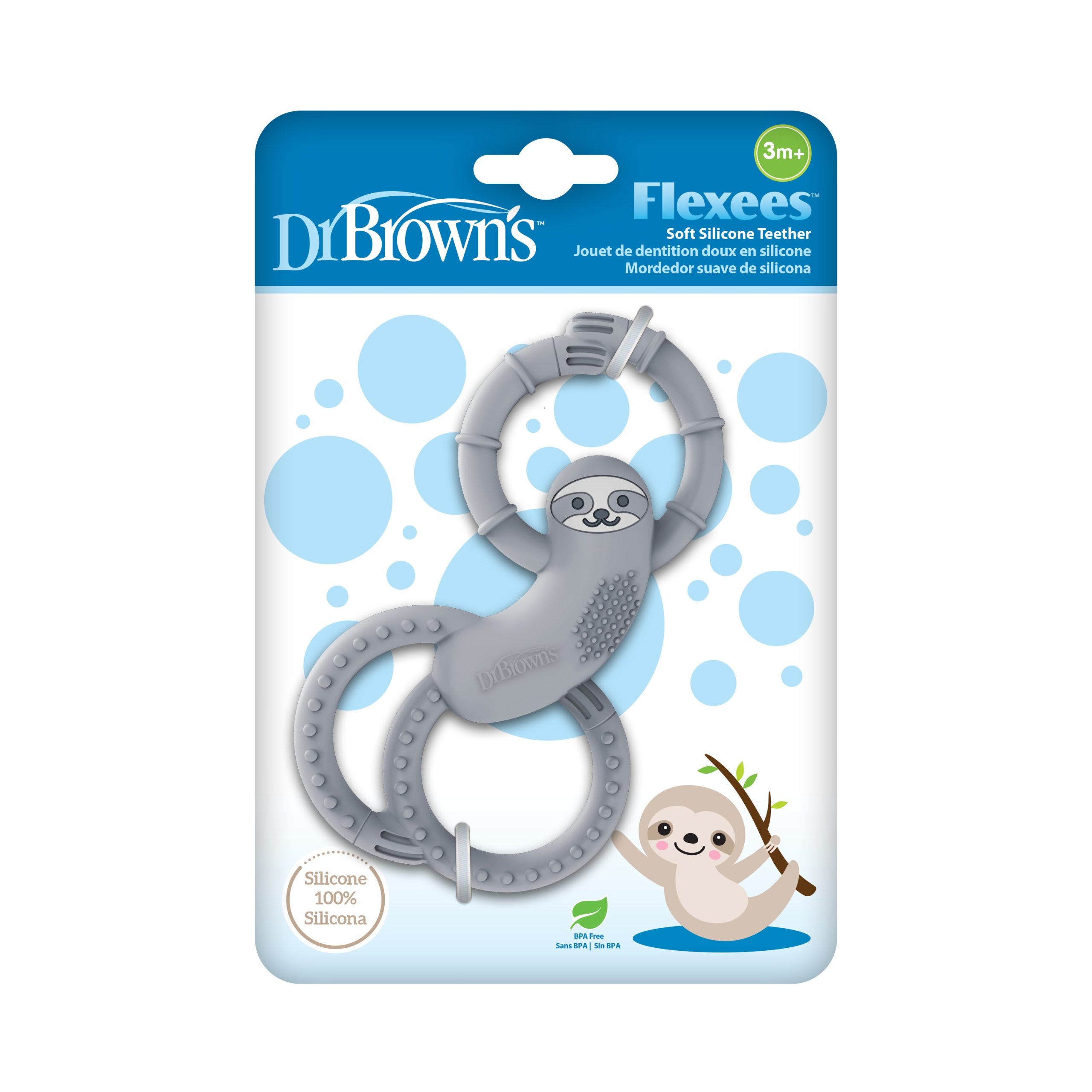 Dr. Brown's™ Flexees™ Sloth Teether - Image 2