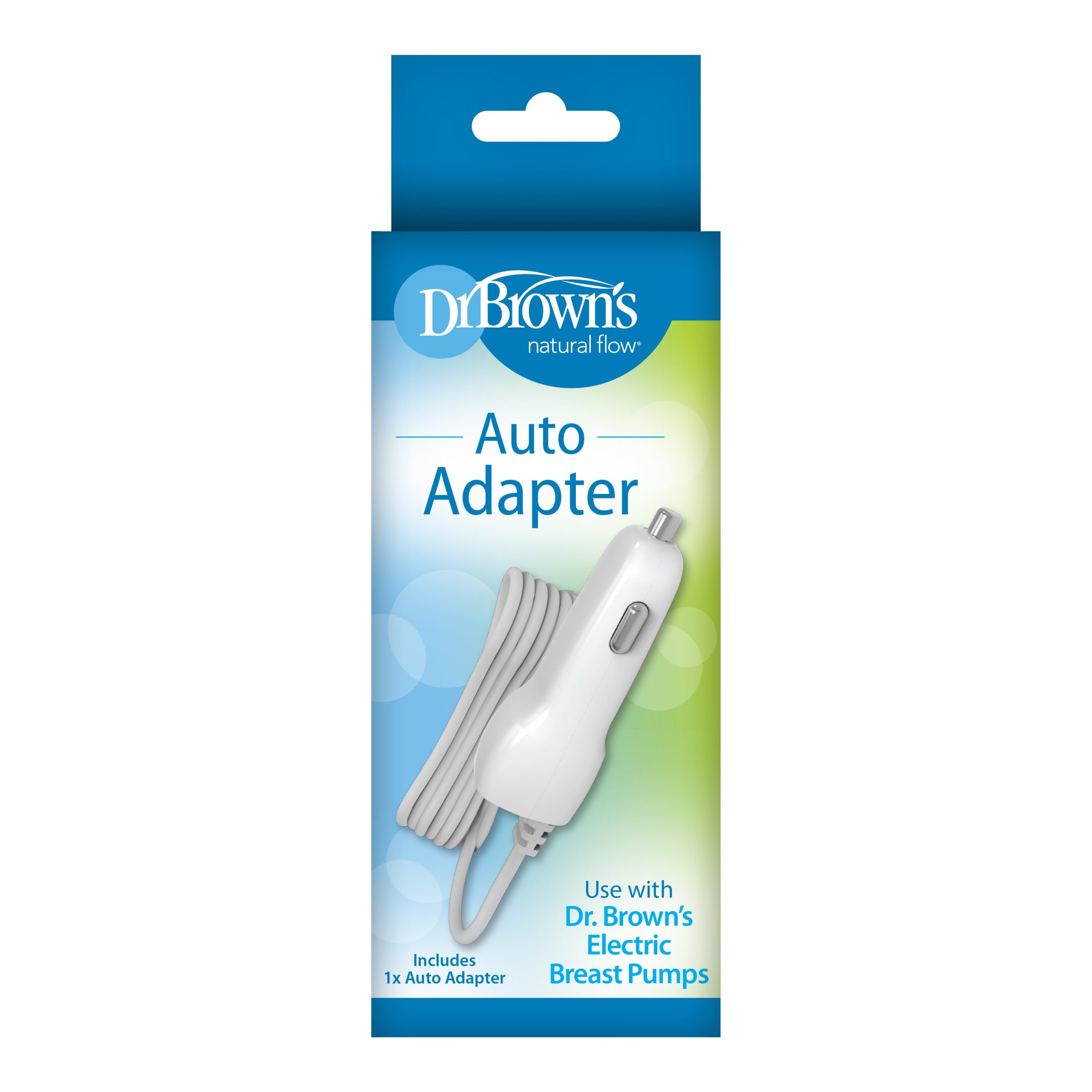 Auto Adapter for Electric Breast Pump. 12-24V socket for Customflow Double Electric Breast Pump. 1pk - Image 2