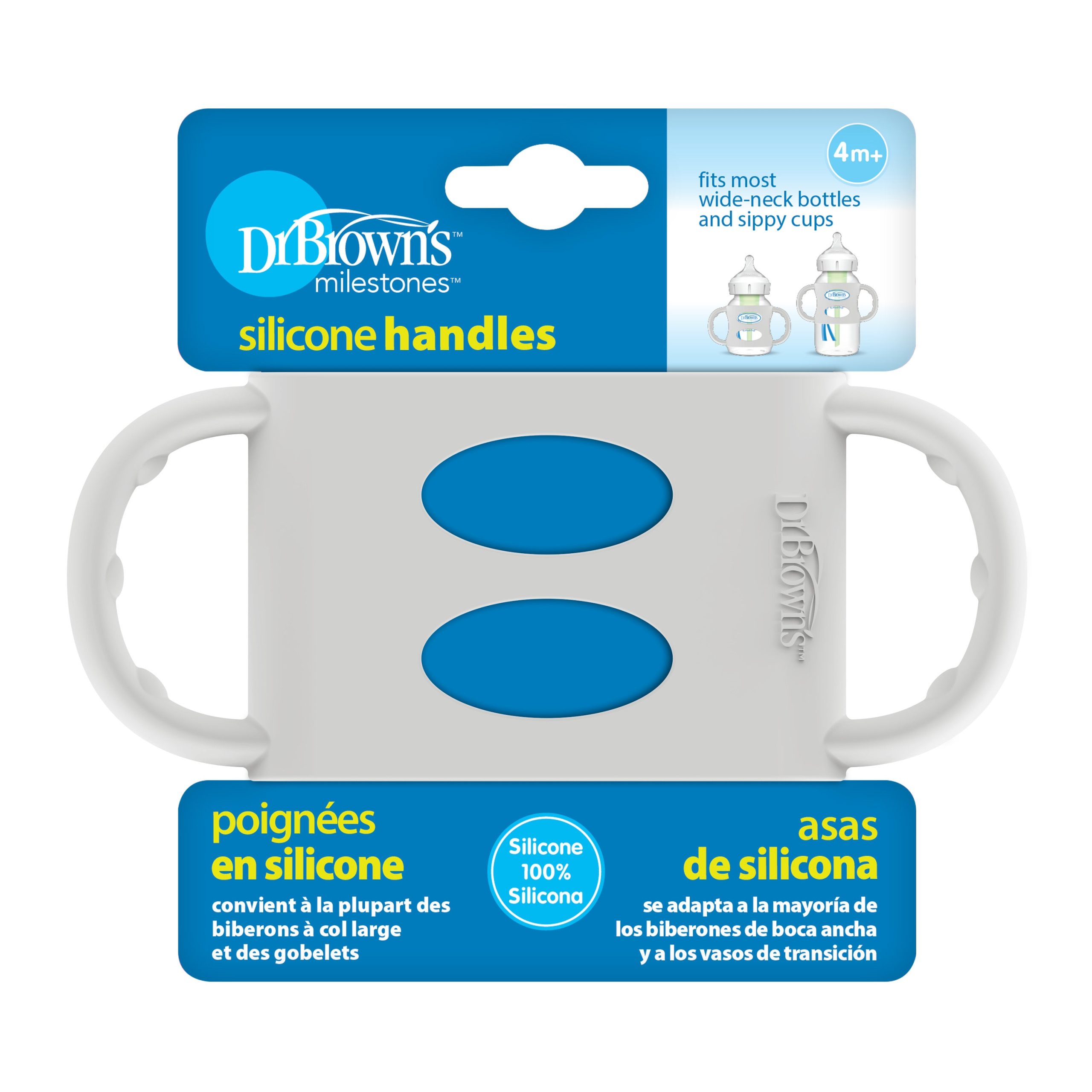 Dr. Brown's® Milestones™ Wide-Neck Silicone Handles - Image 2