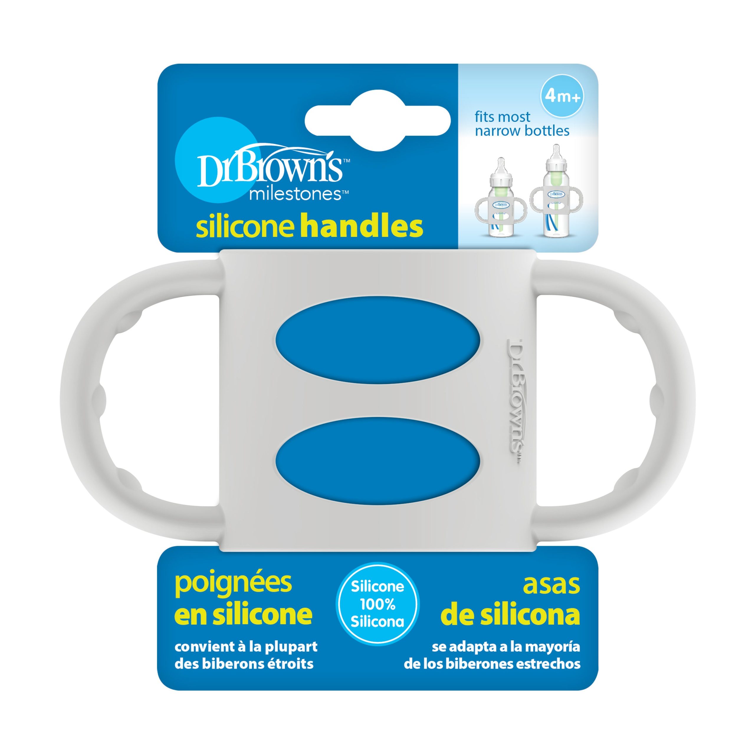 Dr. Brown's® Milestones™ Narrow Silicone Handles - Image 2
