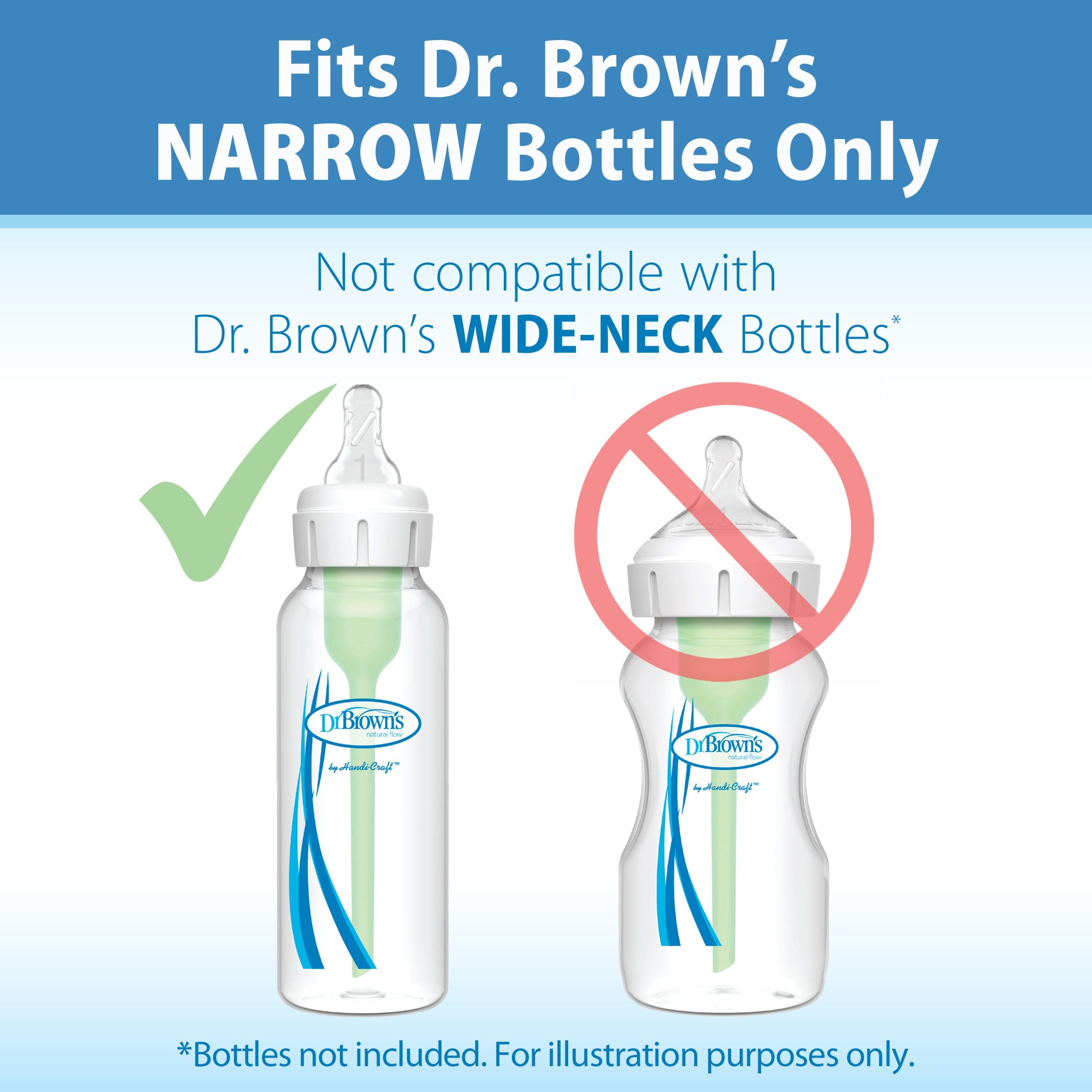Dr. Brown's Natural Flow Narrow Baby Bottle Silicone Nipple. Level 3. 2-Pack - Image 10