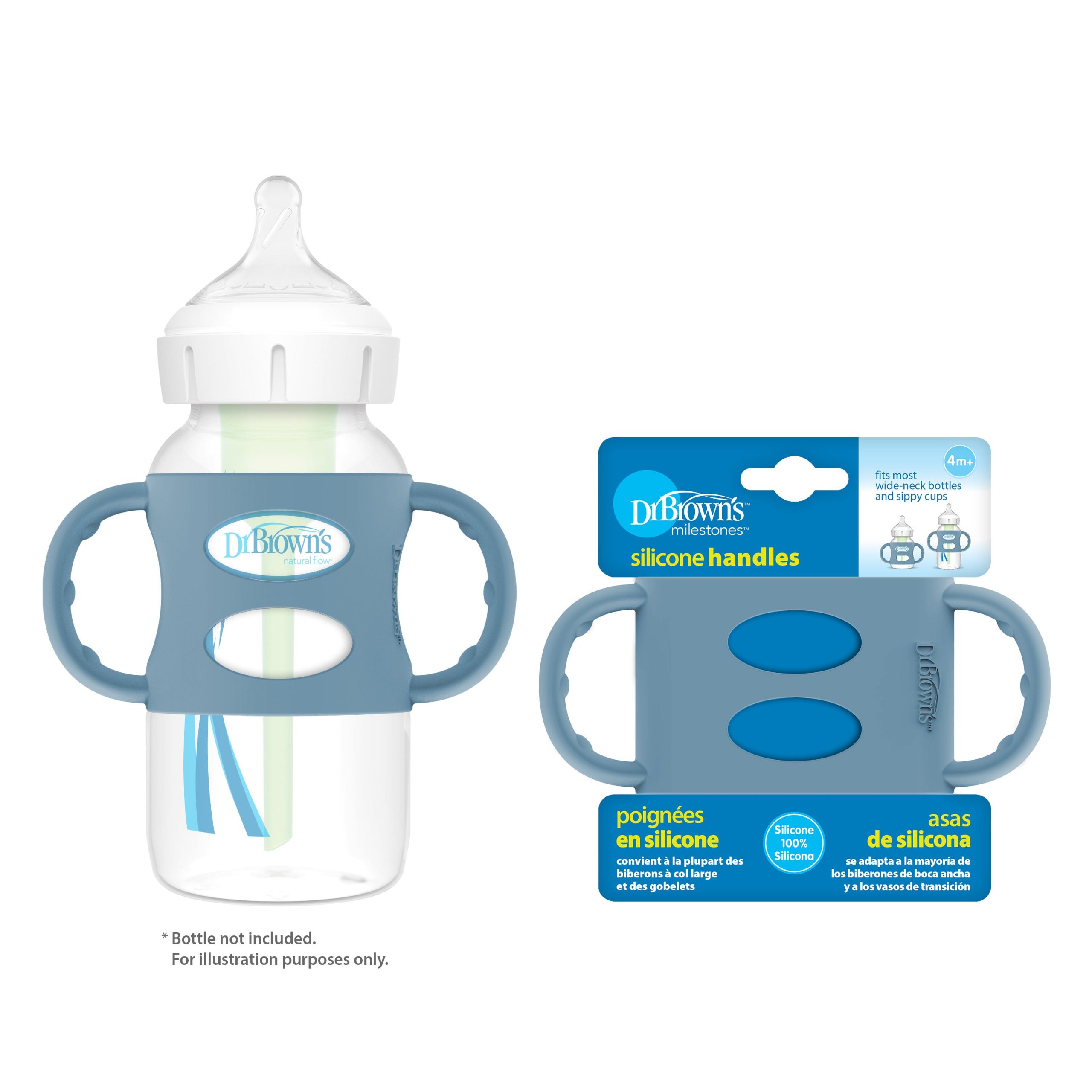 Dr. Brown's® Milestones™ Wide-Neck Silicone Handles - Image 3