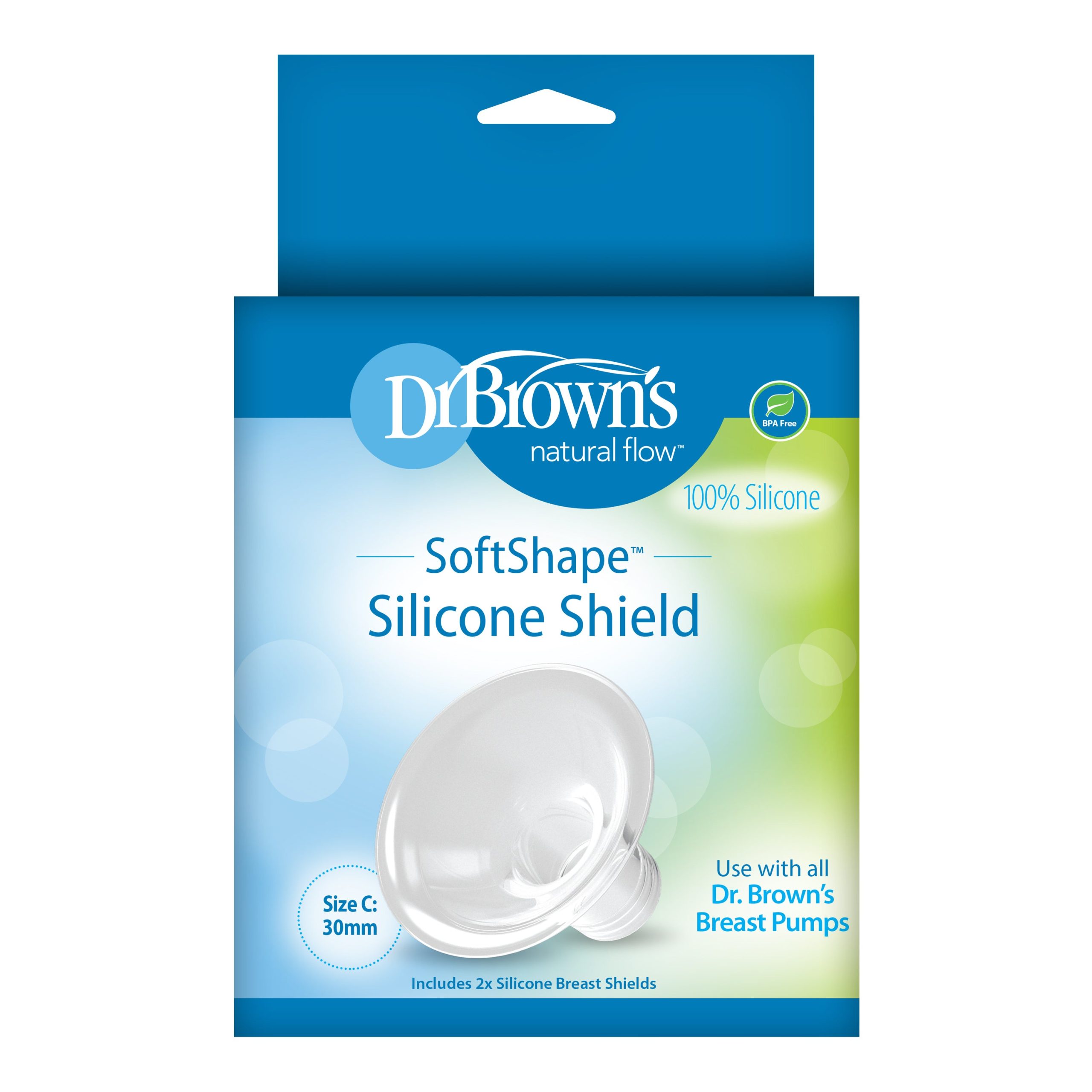 Dr. Brown's™ SoftShape™ Silicone Shield. Size C: 30mm - Image 2