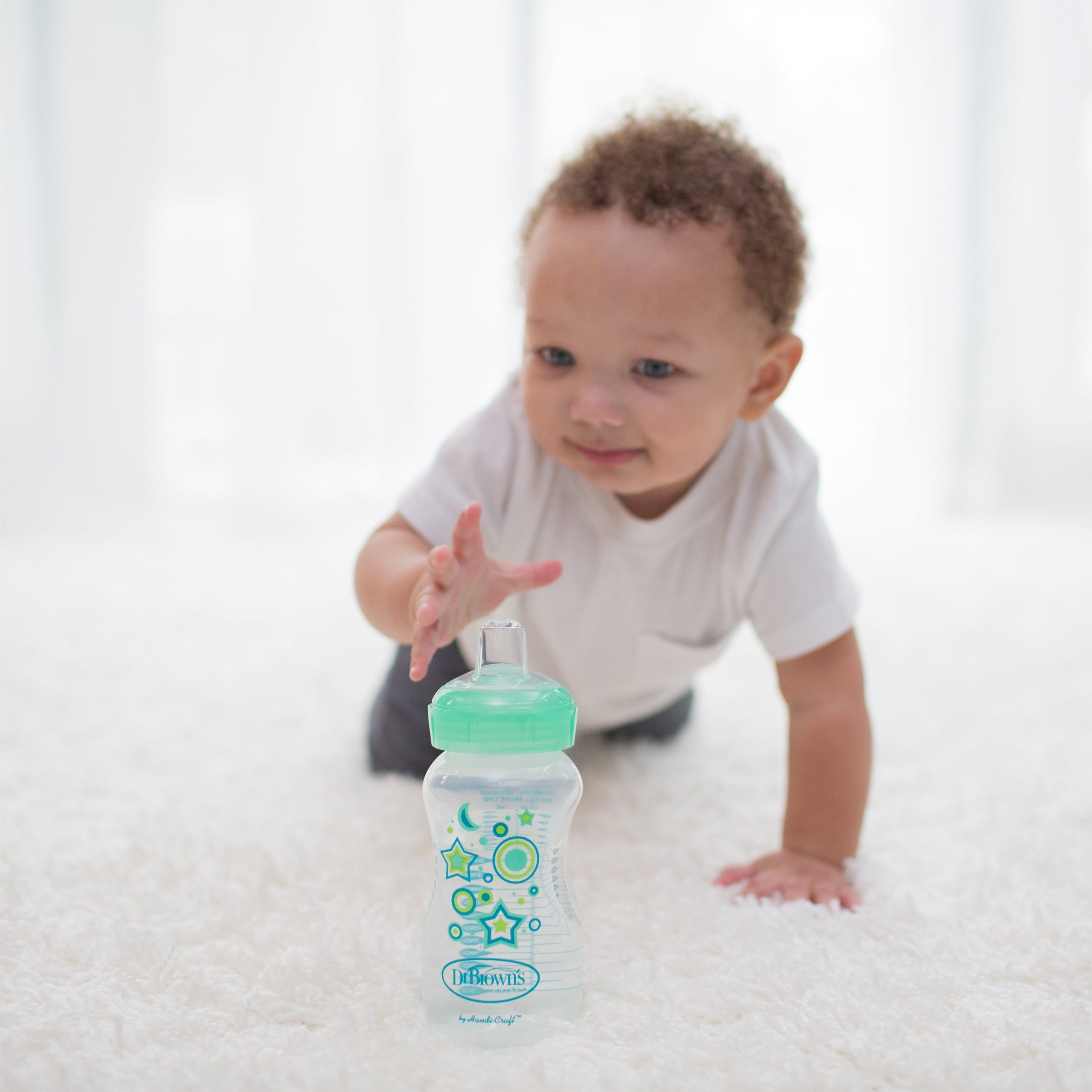Dr. Brown's Natural Flow Anti-Colic Options+ Wide-Neck Sippy Bottle Starter Kit - Image 4