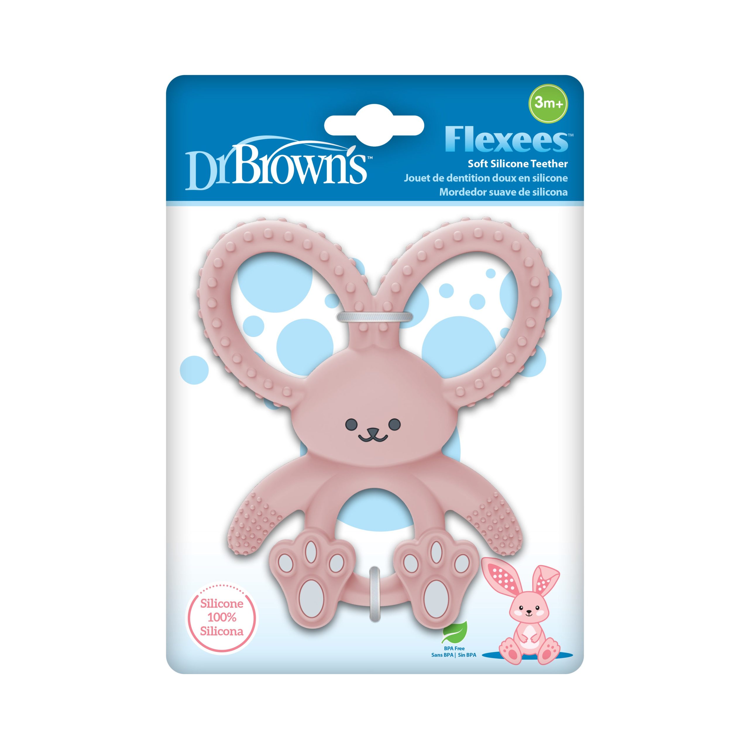 Dr. Brown's® Flexees™ Bunny Silicone Teether - Image 2