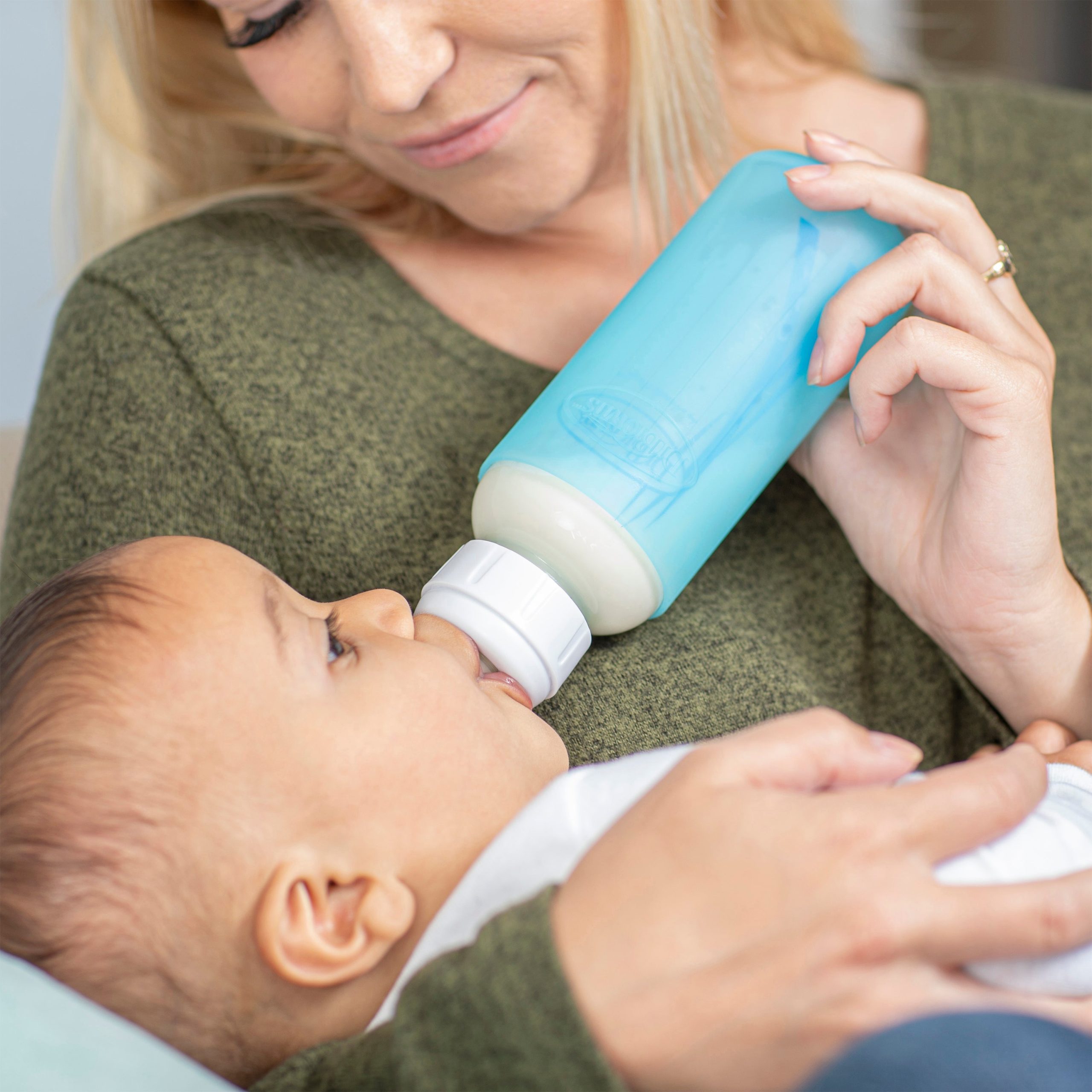 Dr. Brown's Natural Flow® Options+™ Narrow Glass Bottle Silicone Sleeves - Image 3